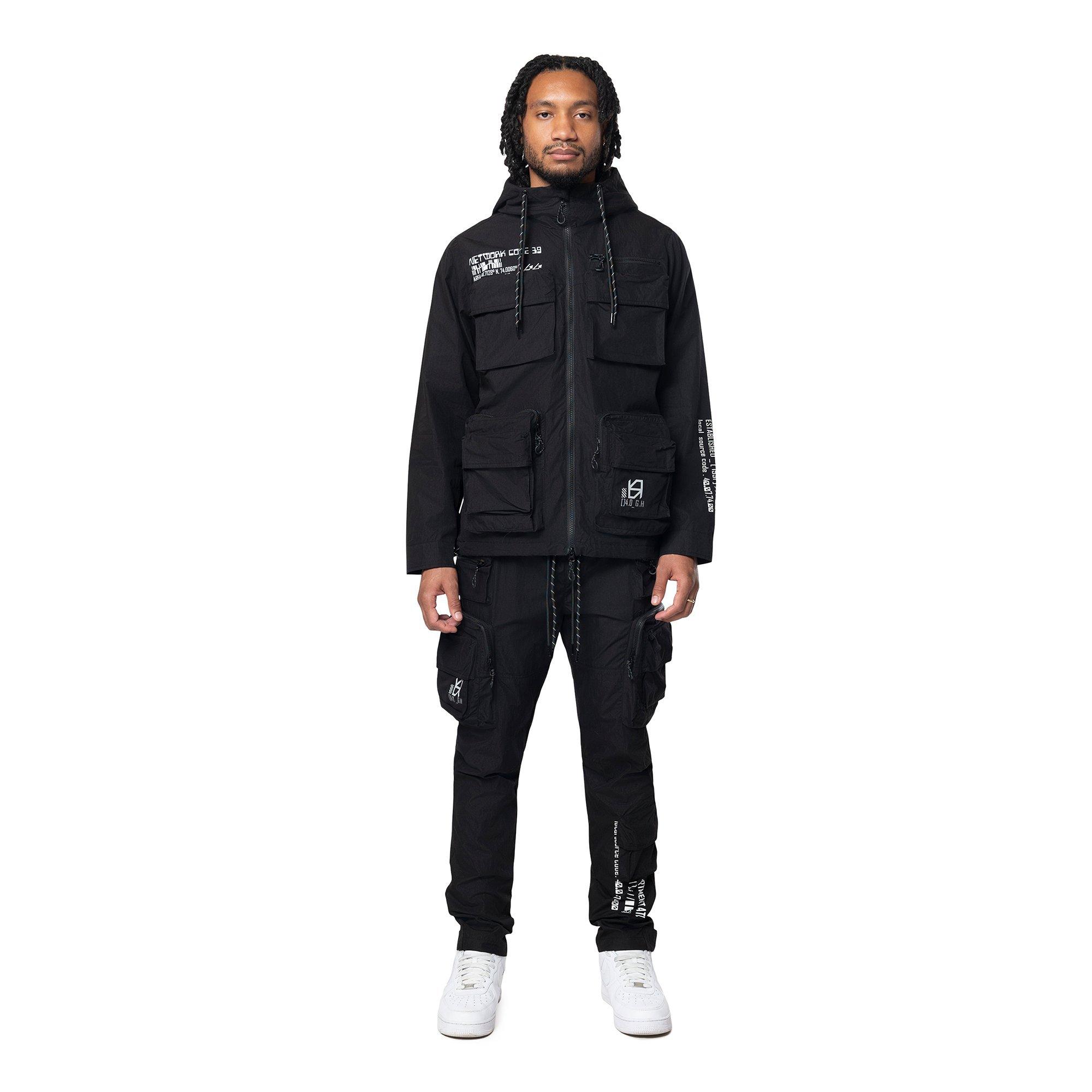 Grindhouse Utility Men's Black Nylon Jacket