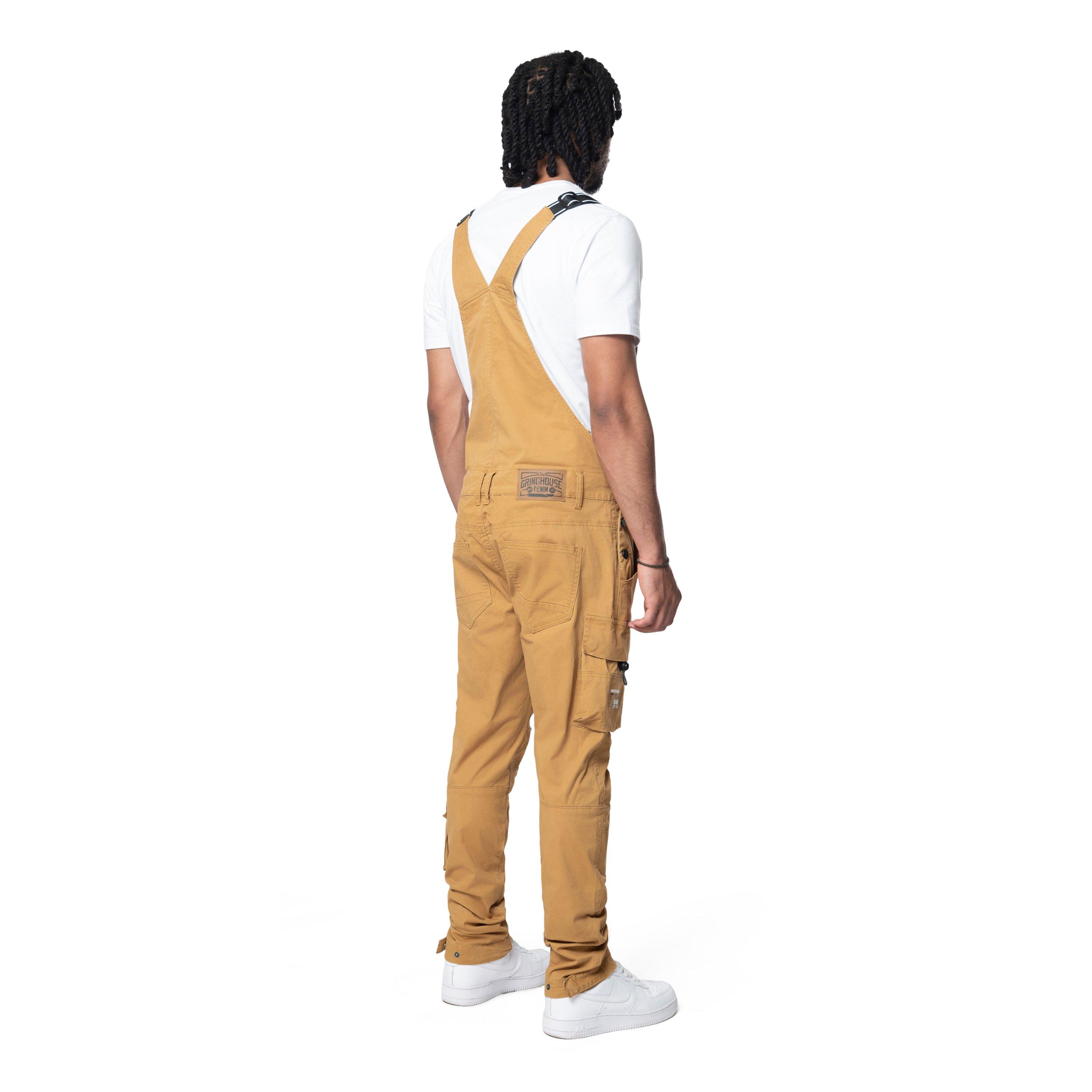 Grindhouse Twill Utility Men's Khaki Overalls