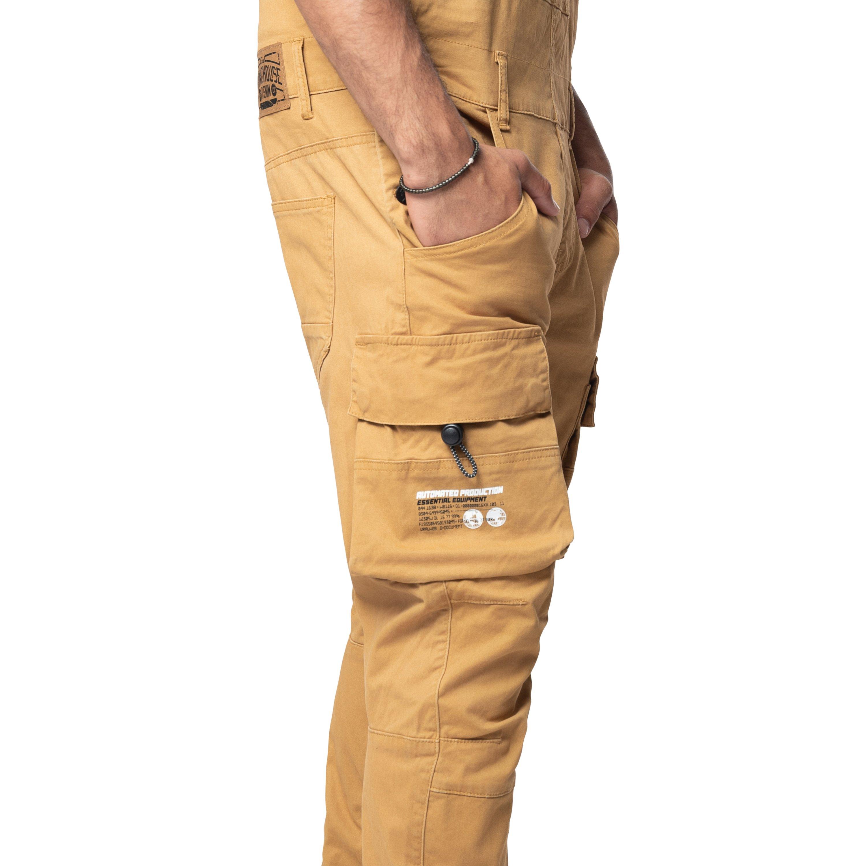 Grindhouse Twill Utility Men's Khaki Overalls