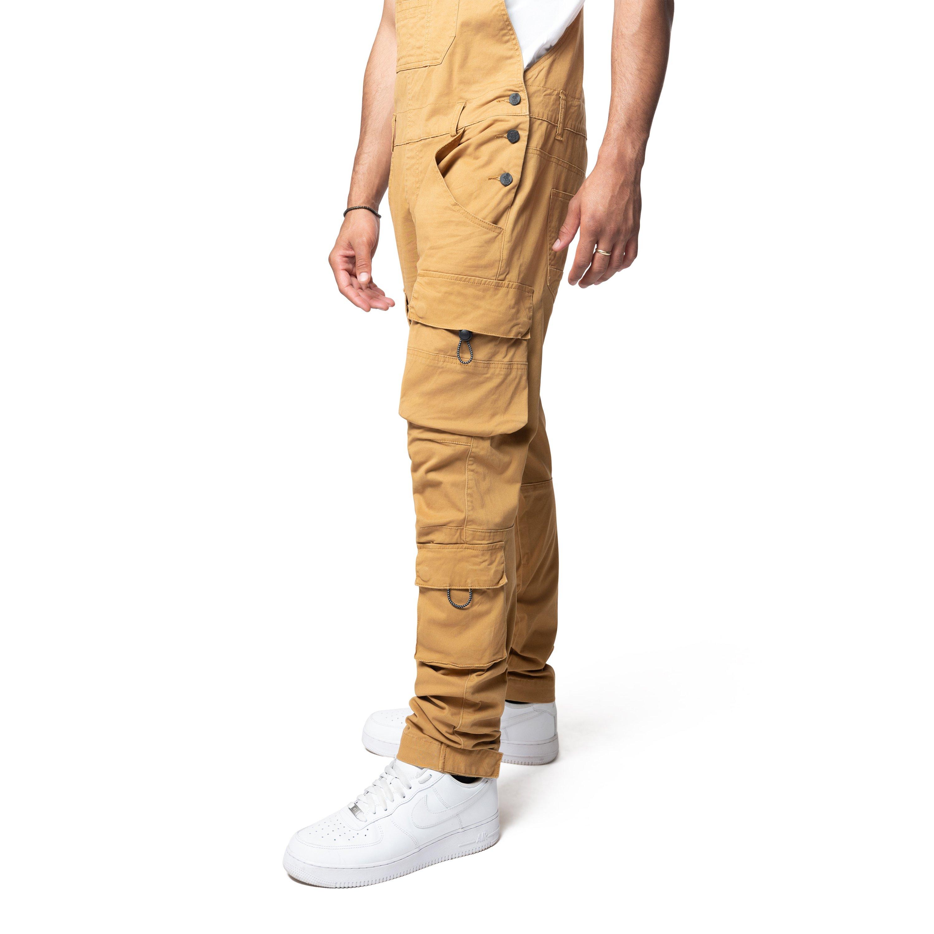 Grindhouse Twill Utility Men's Khaki Overalls