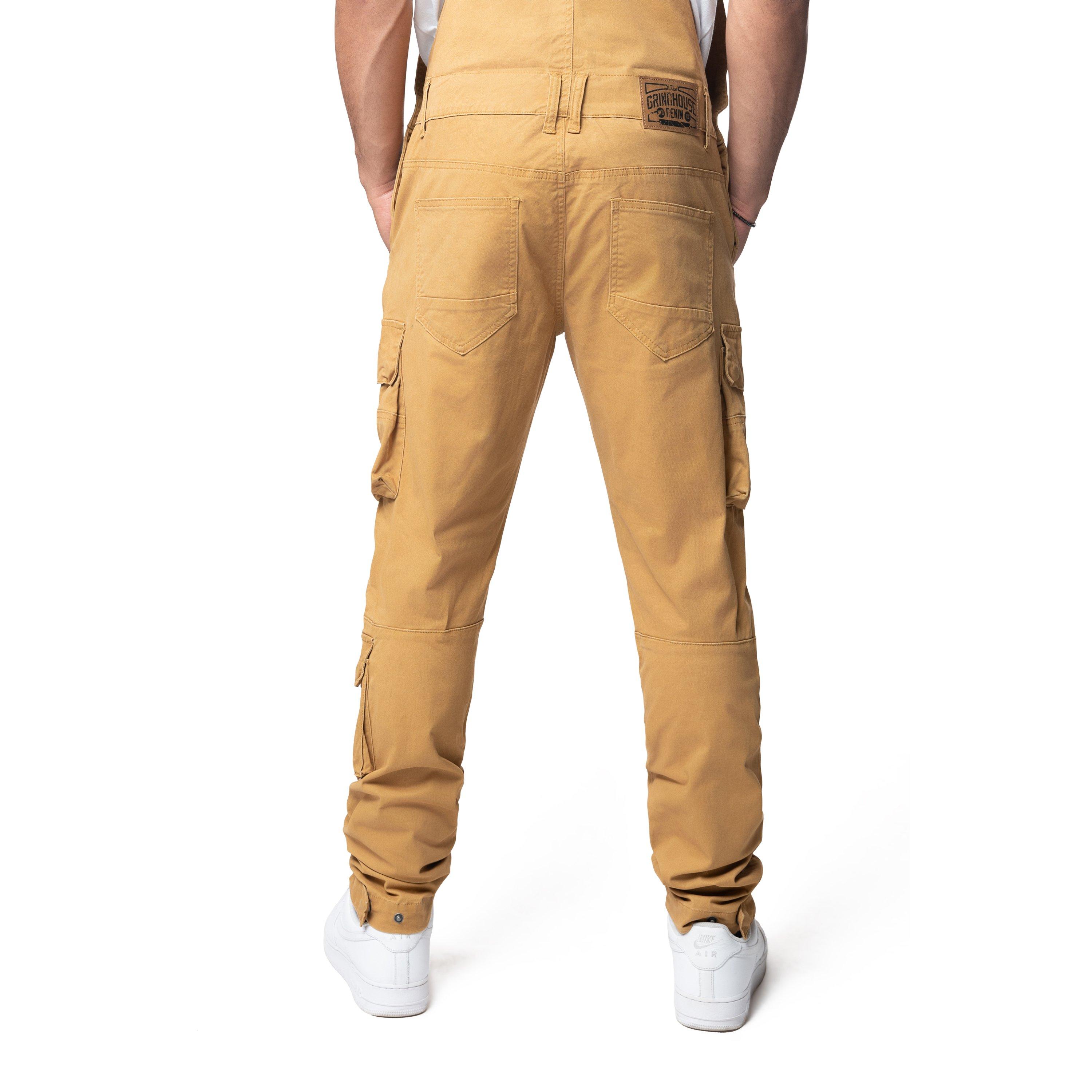 Grindhouse Twill Utility Men's Khaki Overalls