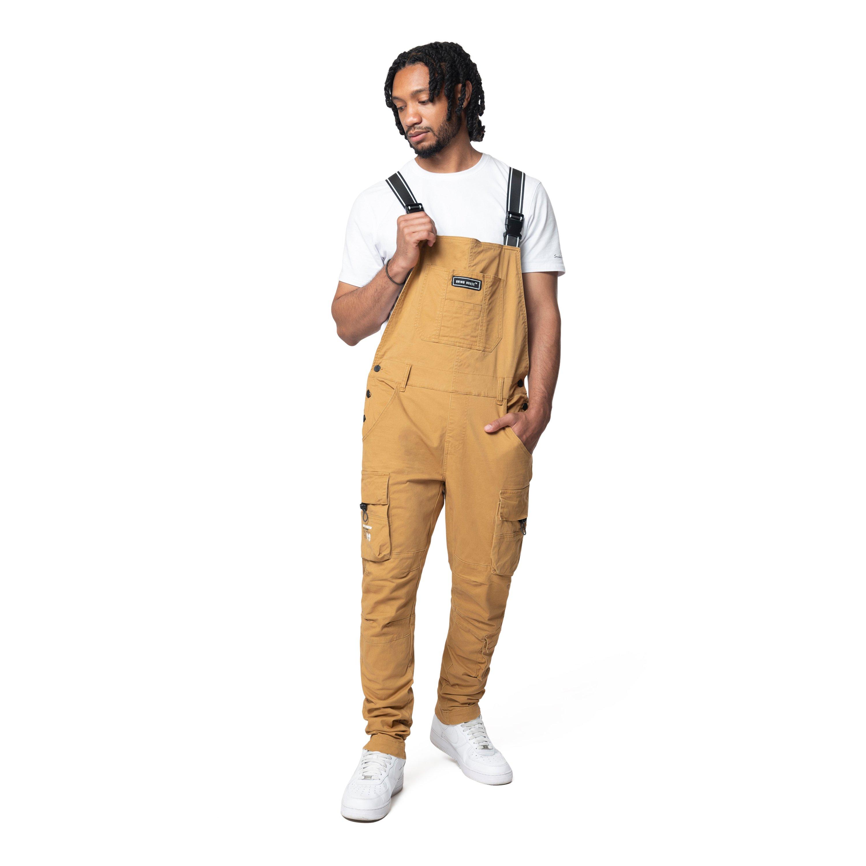 Grindhouse Twill Utility Men's Khaki Overalls