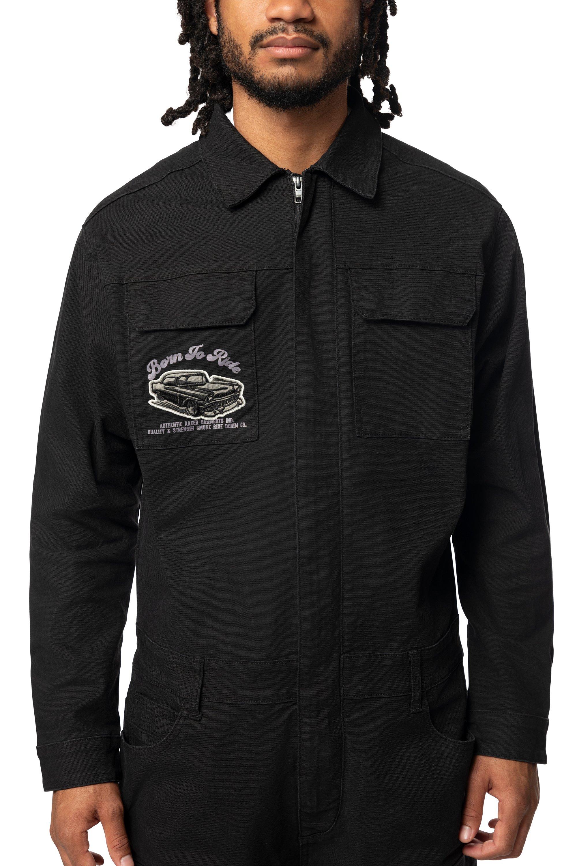 Grindhouse Twill Utility Men's Black Coveralls