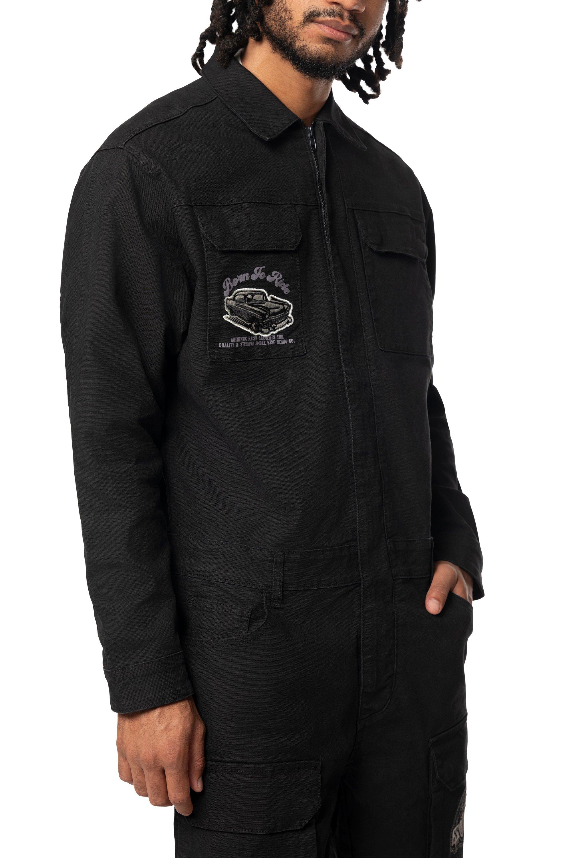 Grindhouse Twill Utility Men's Black Coveralls