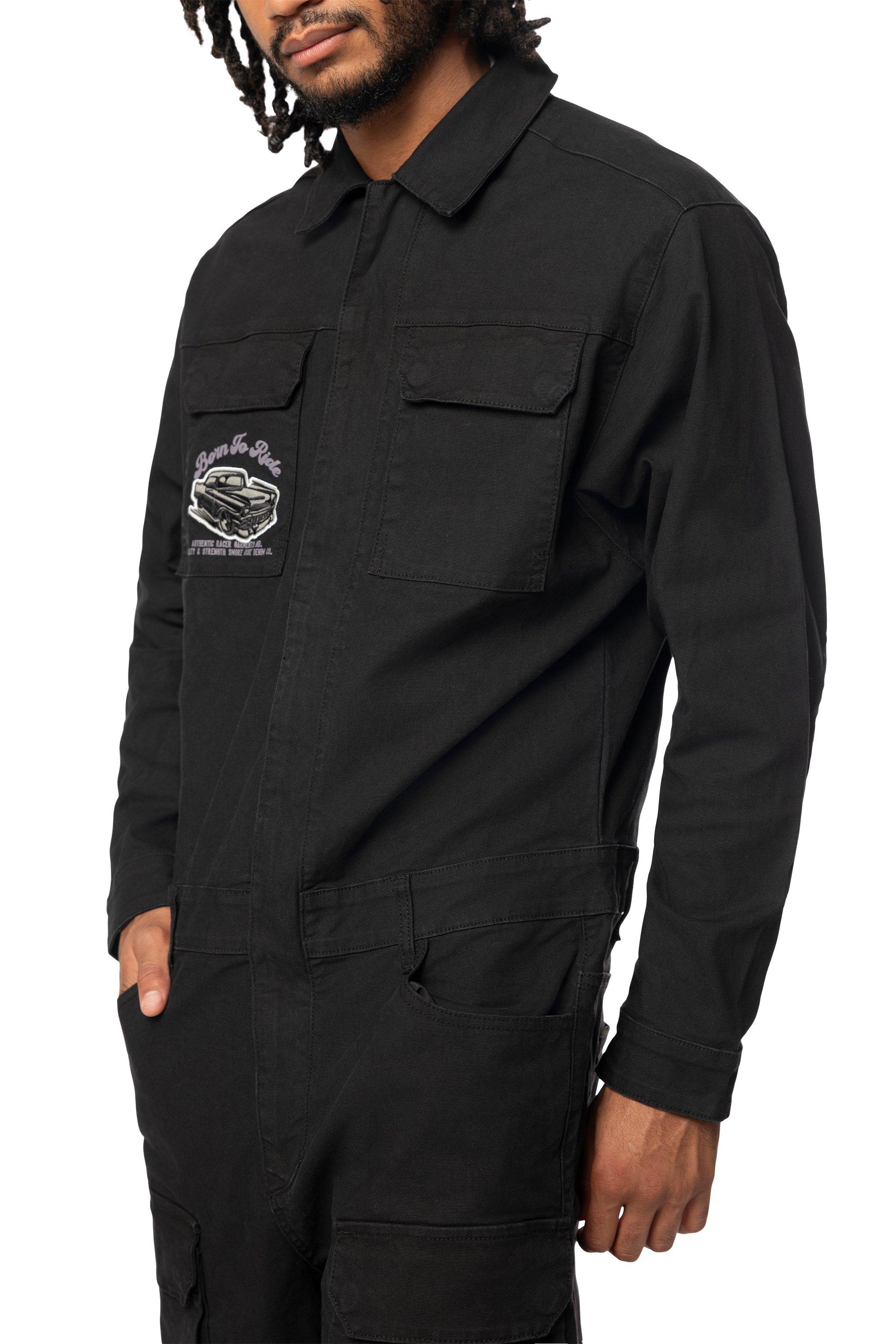 Grindhouse Twill Utility Men's Black Coveralls