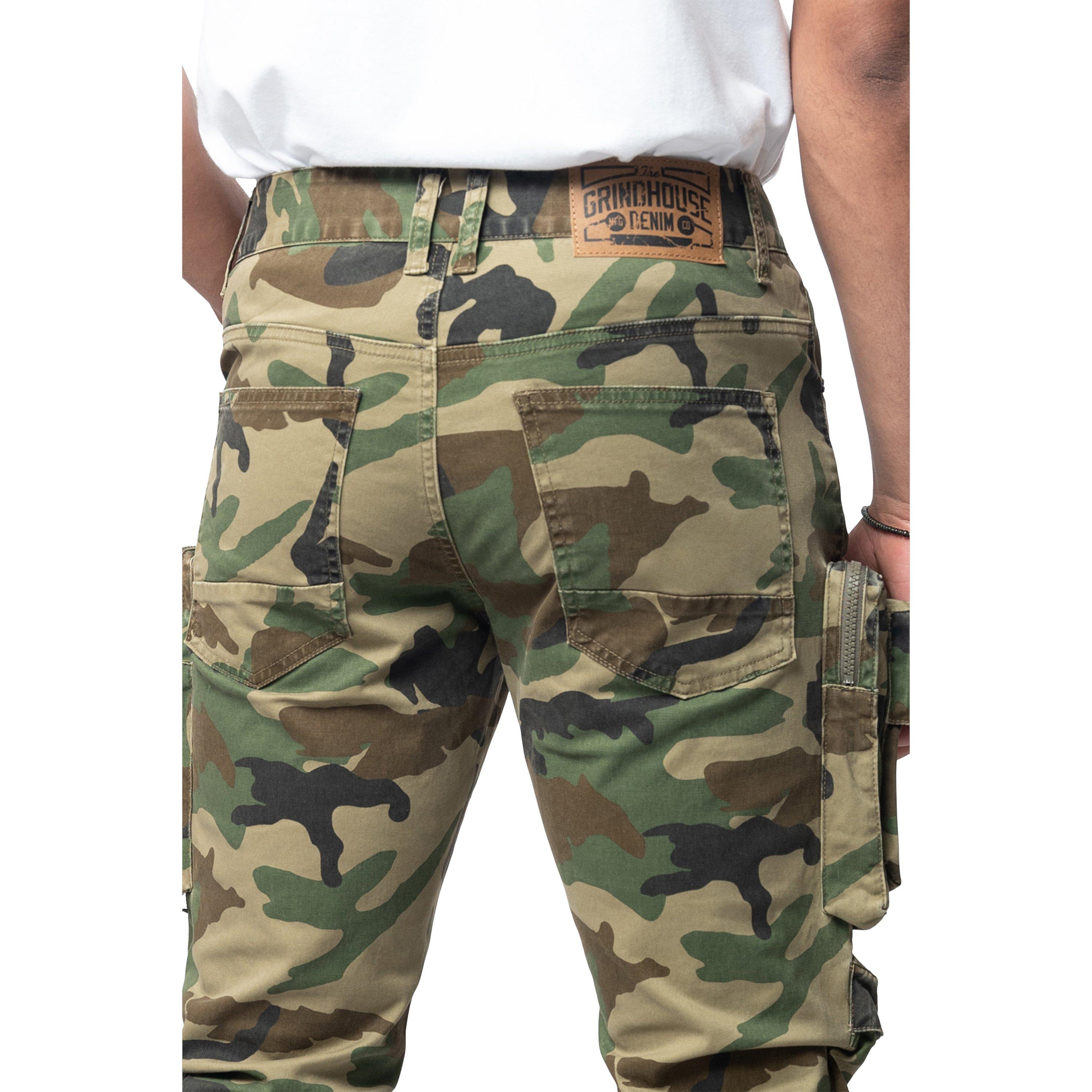 Grindhouse Twill Slim Fit Cargo Men's Camo Pants