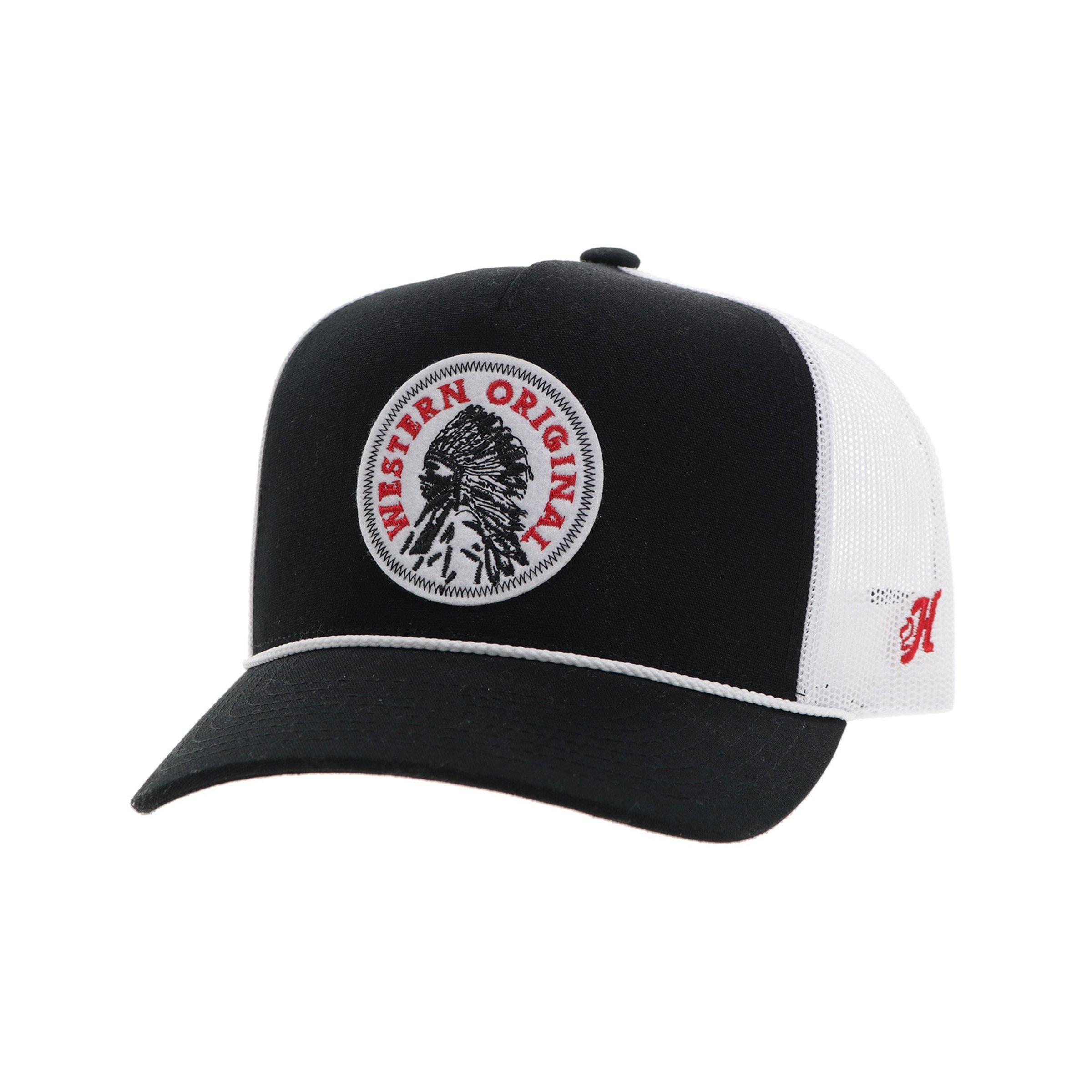 Hooey Cactus Ropes Hat Black/White Snapback | Hibbett