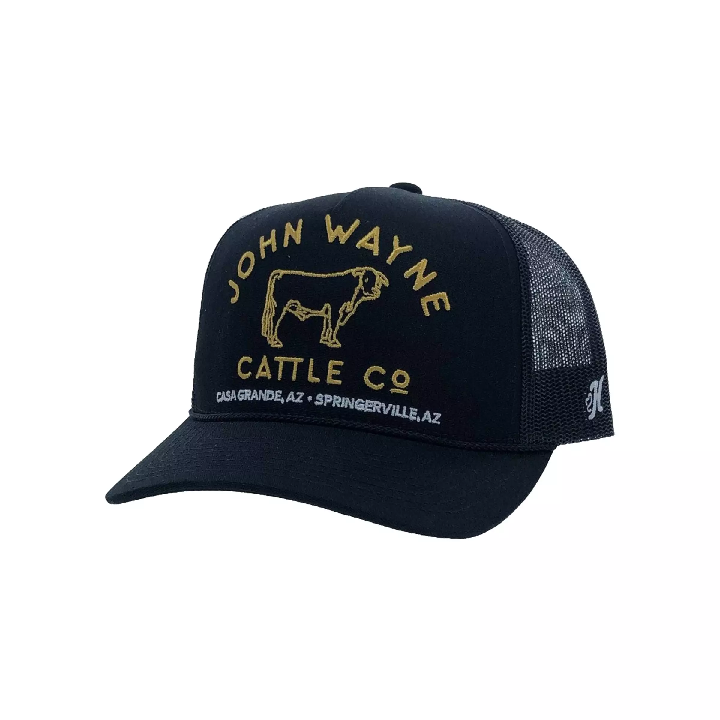 Hooey John Wayne Cattle Co. Hat - GREY/WHITE