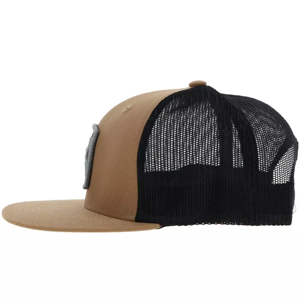 Hooey Zenith Snapback Hat-Brown/Black - TAN/BLACK