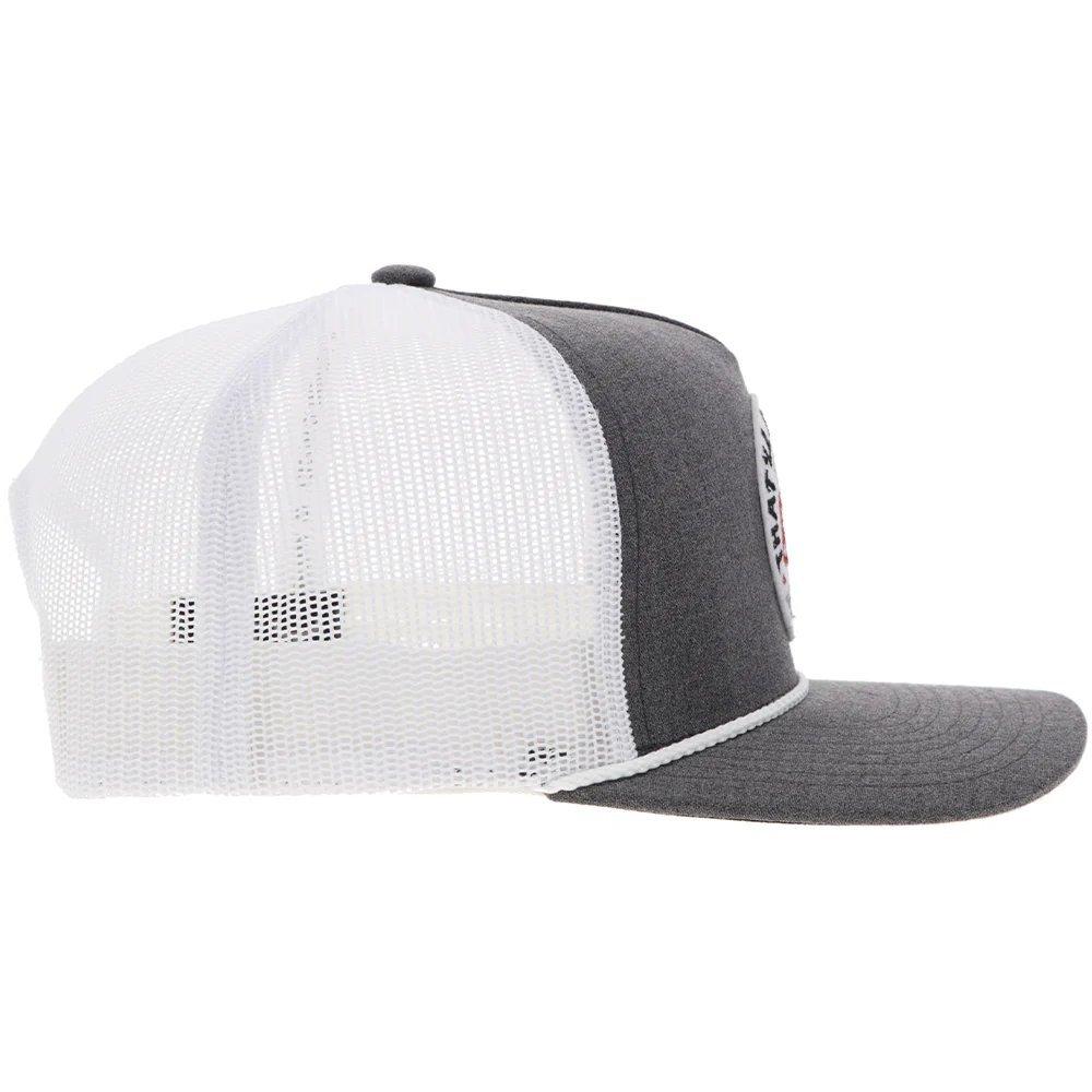 Hooey John Wayne Hat-Grey/White - GREY/WHITE Thumbnail View 2