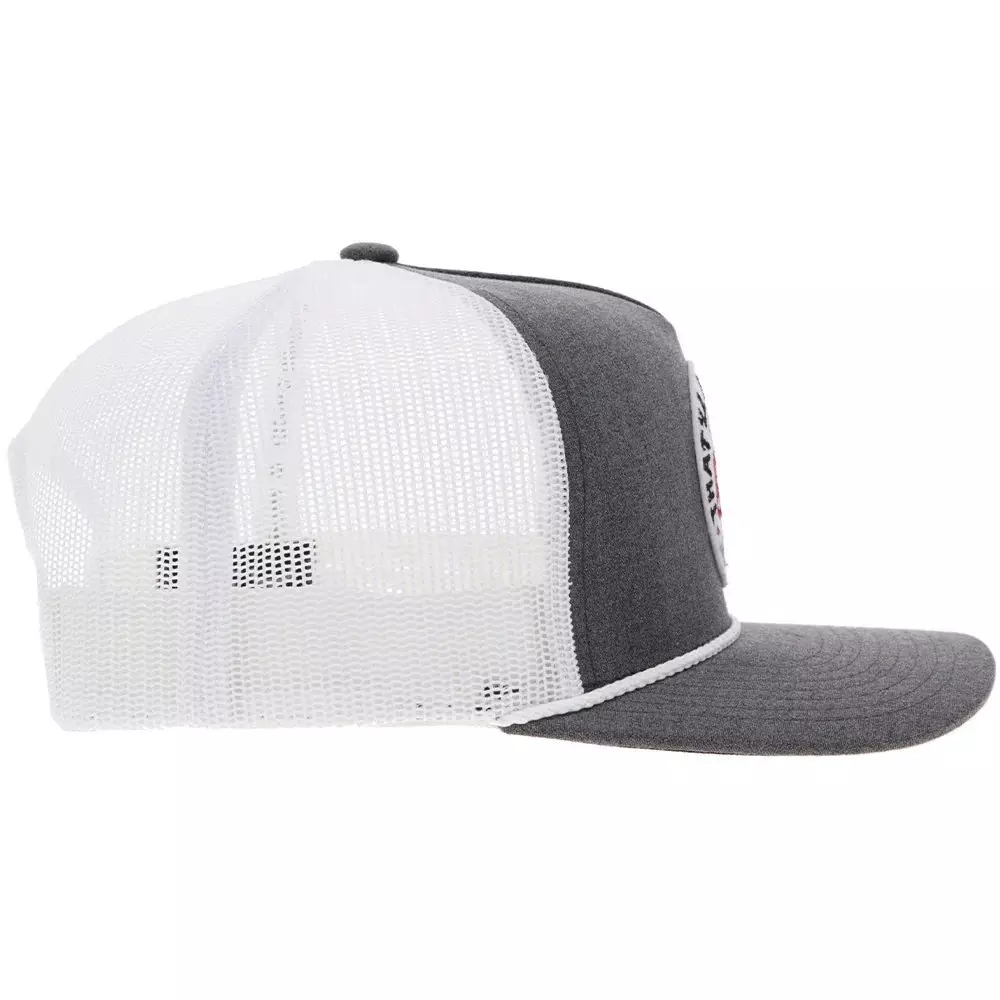 Hooey John Wayne Hat-Grey/White - GREY/WHITE