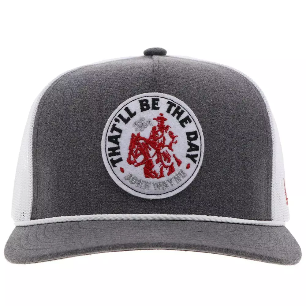 Hooey John Wayne Hat-Grey/White - GREY/WHITE
