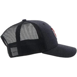 Hooey Strap Roughy Hat Adjustable - Black