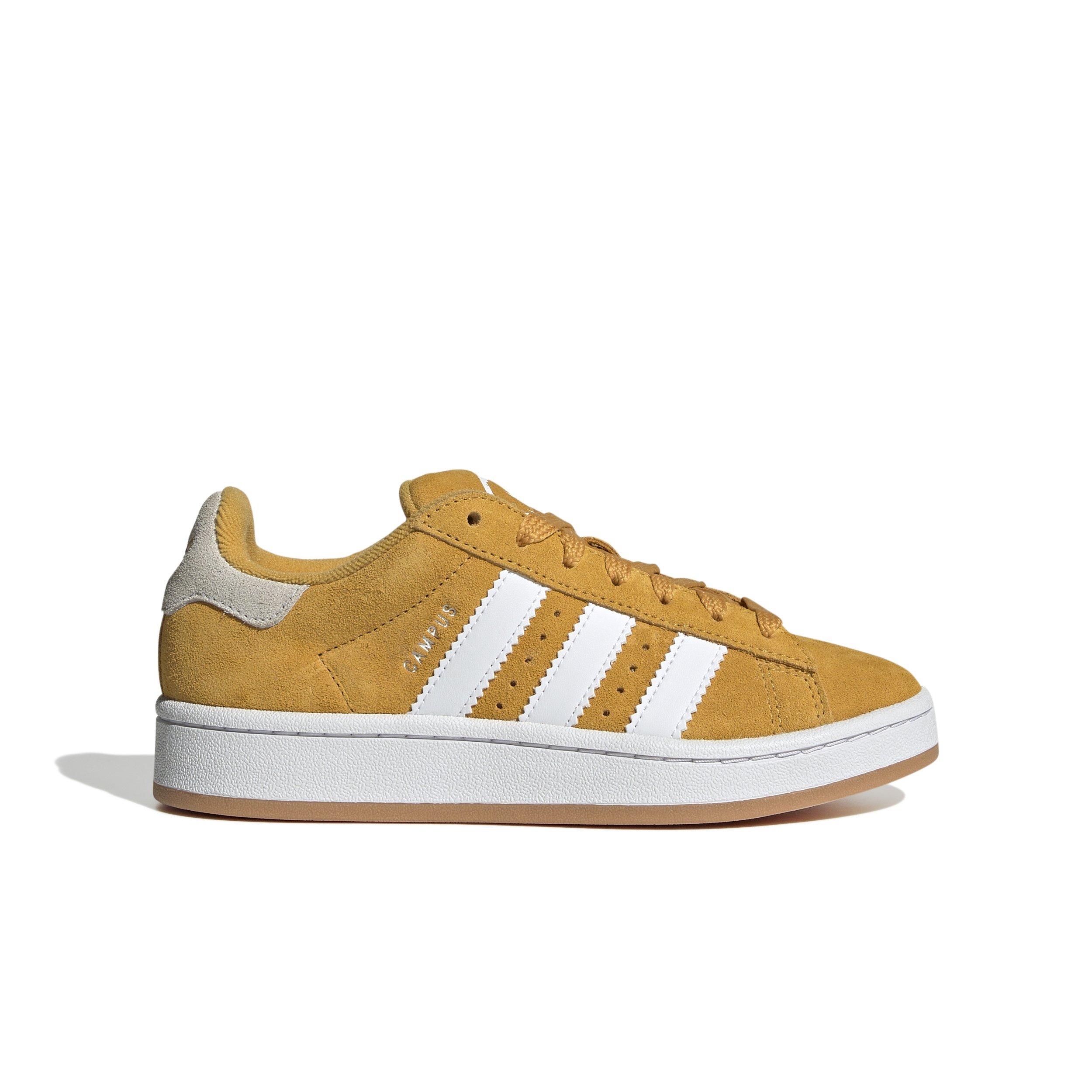 adidas Originals Campus 00s "Preloved Yellow/Ftwr White/Gum" Grade School Boys' Shoe - YELLOW/WHITE