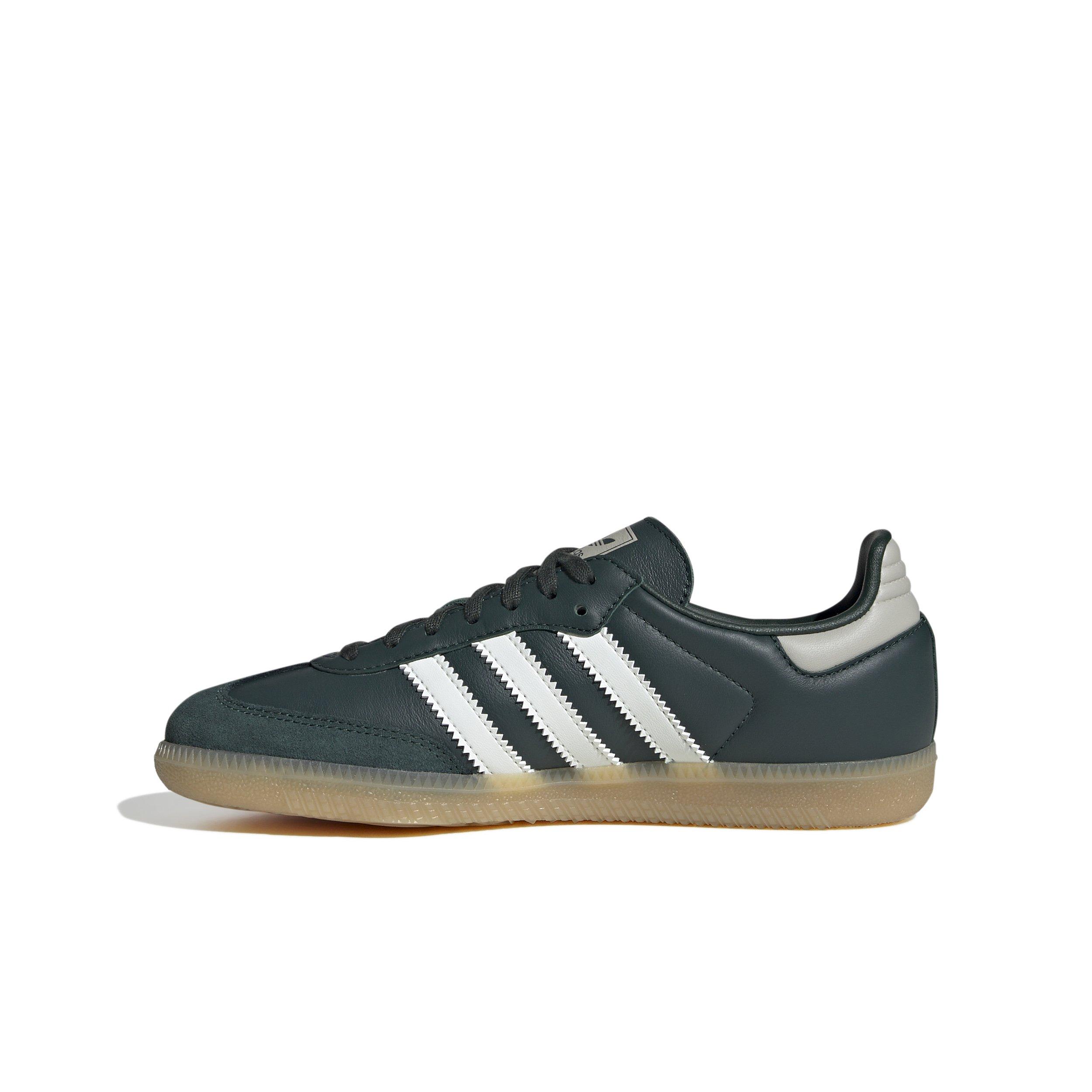 adidas Originals Samba OG Grade School Boys' "Mineral Green/Off-White/Putty Grey" Shoe