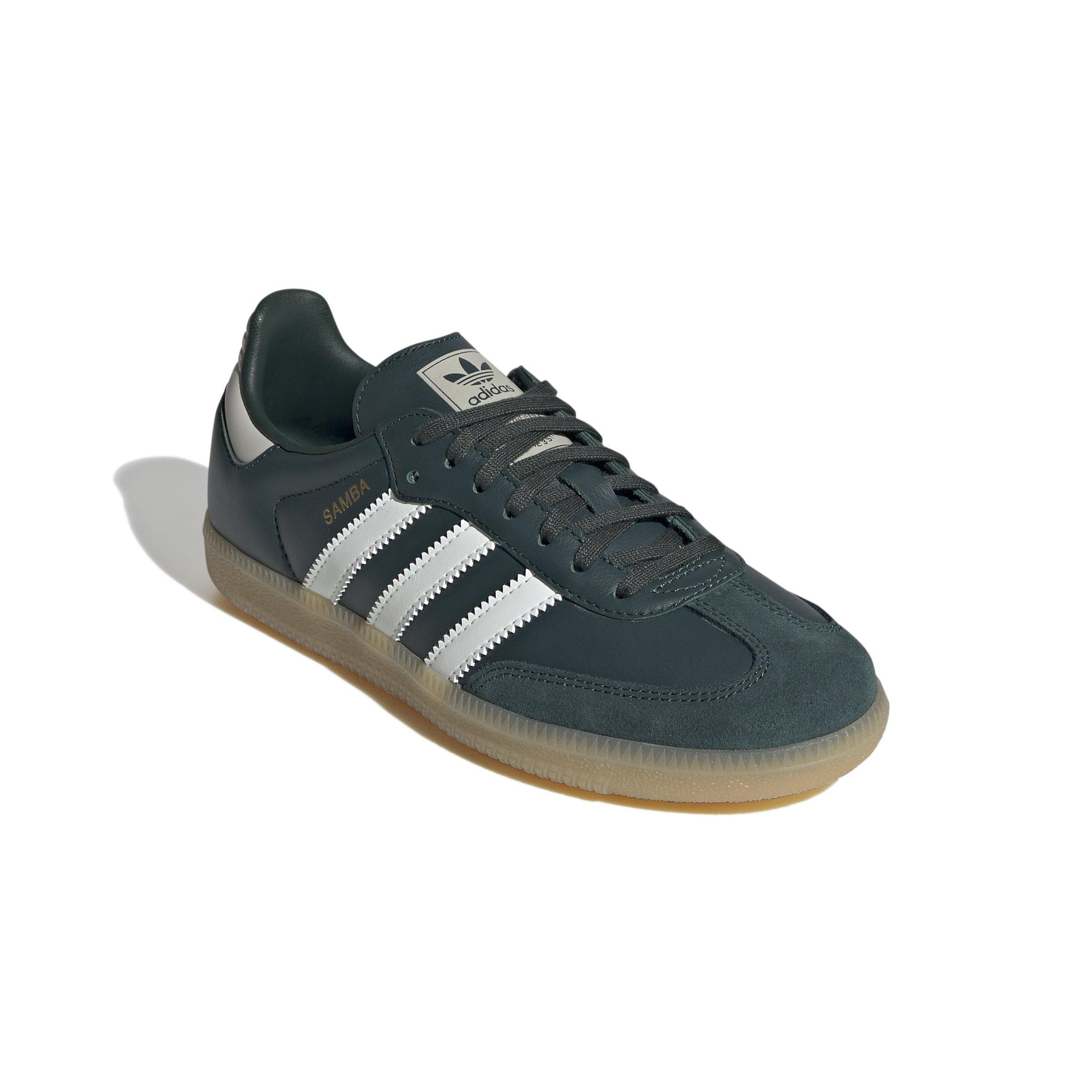 adidas Originals Samba OG Grade School Boys' "Mineral Green/Off-White/Putty Grey" Shoe