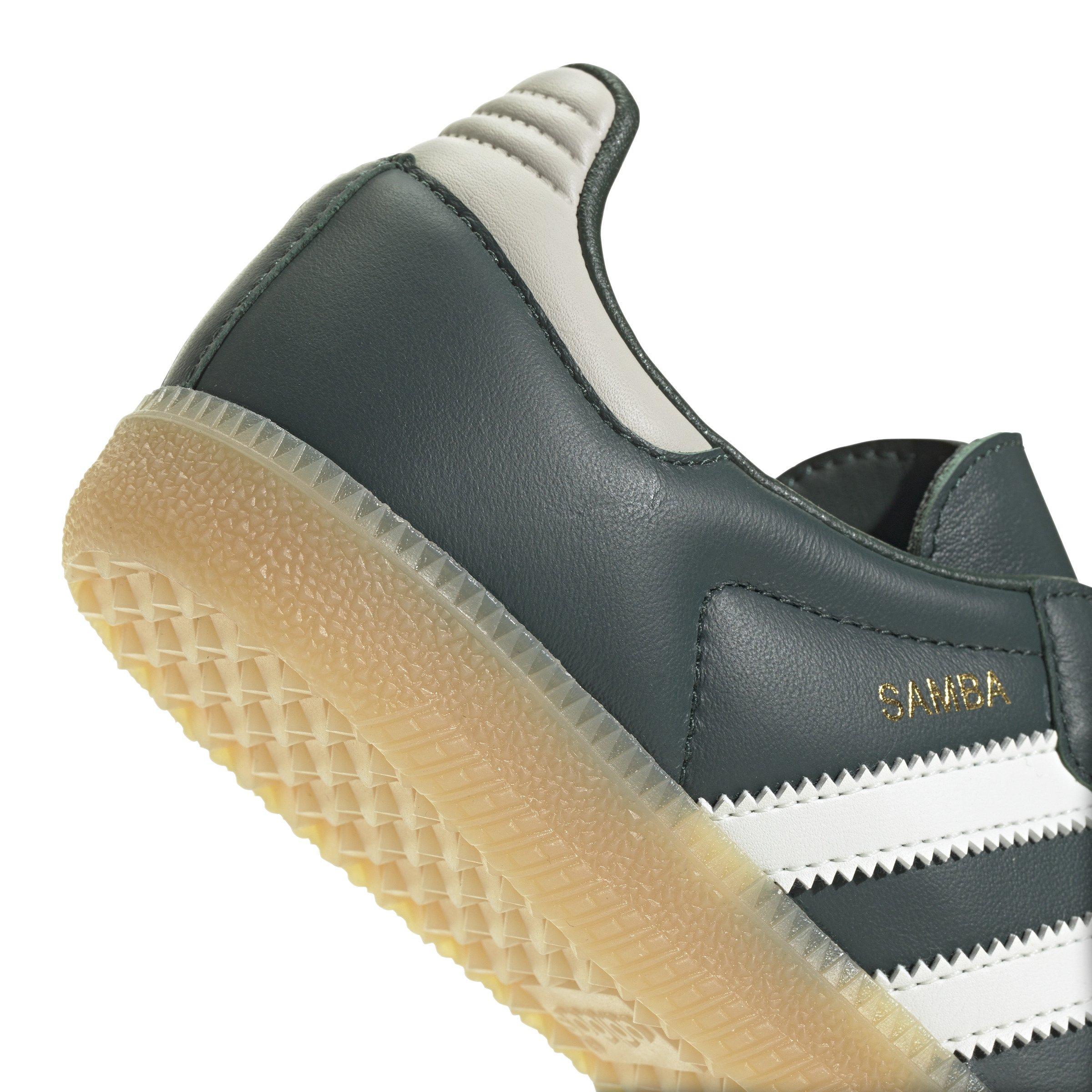 adidas Originals Samba OG Grade School Boys' "Mineral Green/Off-White/Putty Grey" Shoe