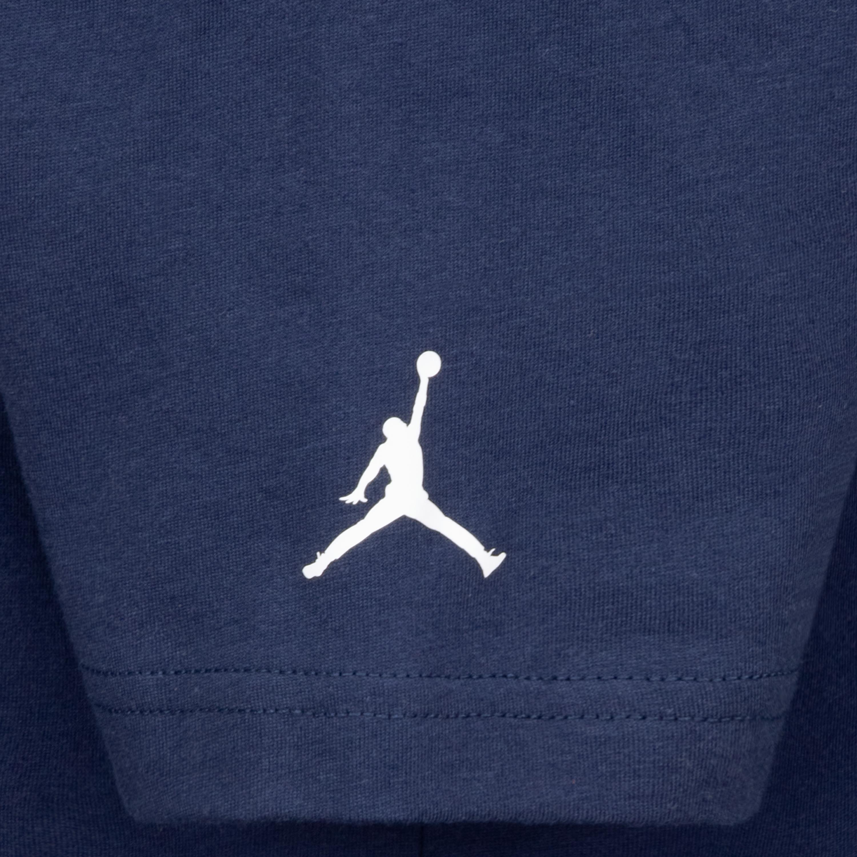 Jordan Dots Big Boys' Navy Tee