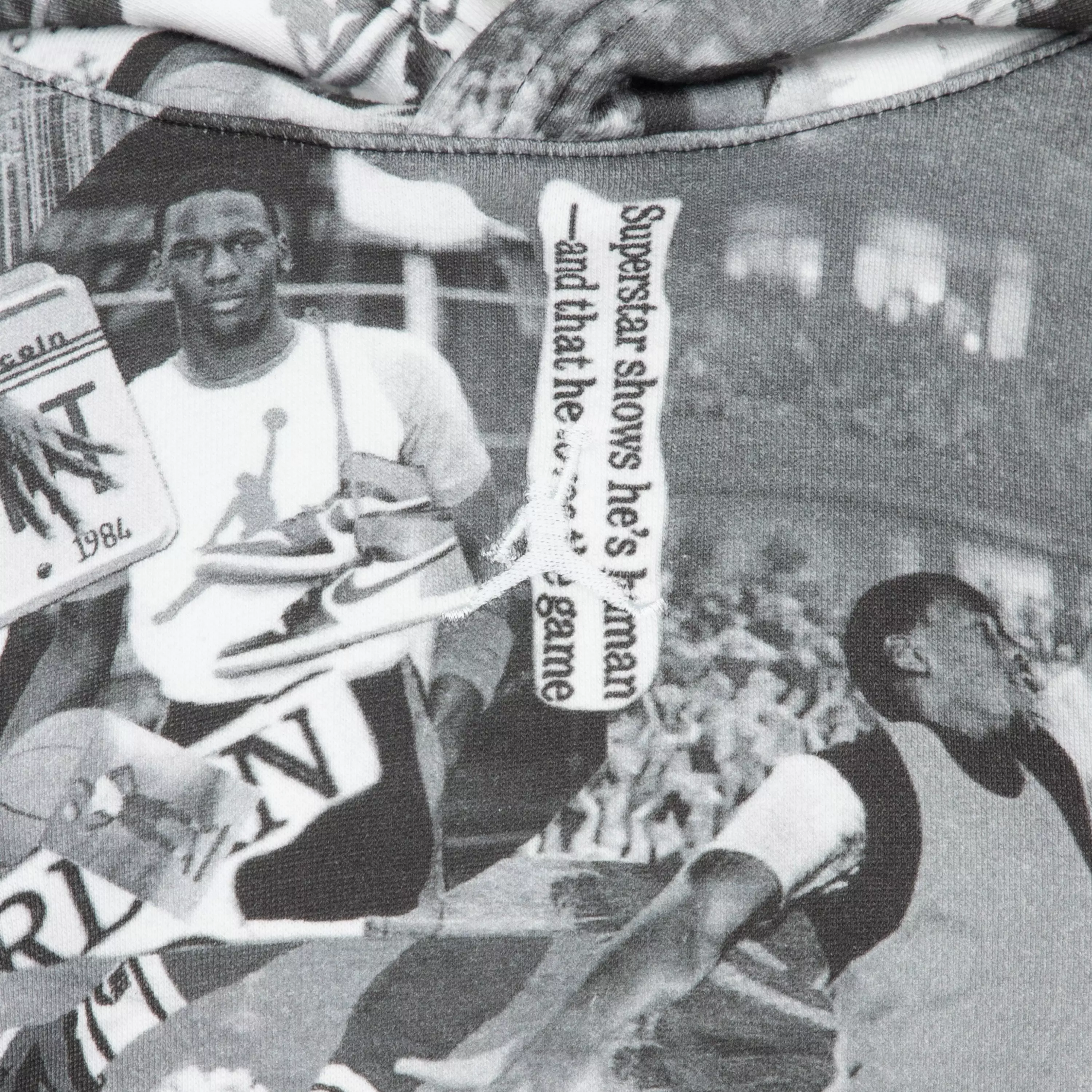 Jordan Big Boys' Printed Hoodie - BLACK