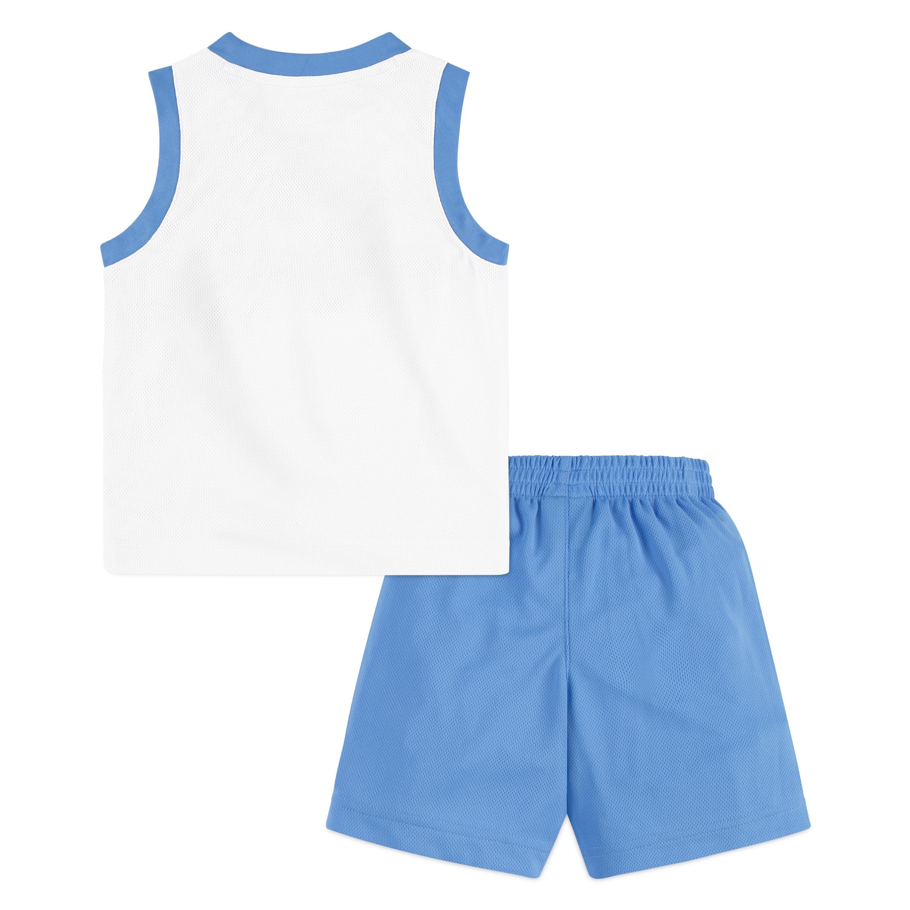 Jordan Little Boys' 23 Jersey Short Set - White/Blue - WHITE/BLUE Thumbnail View 2