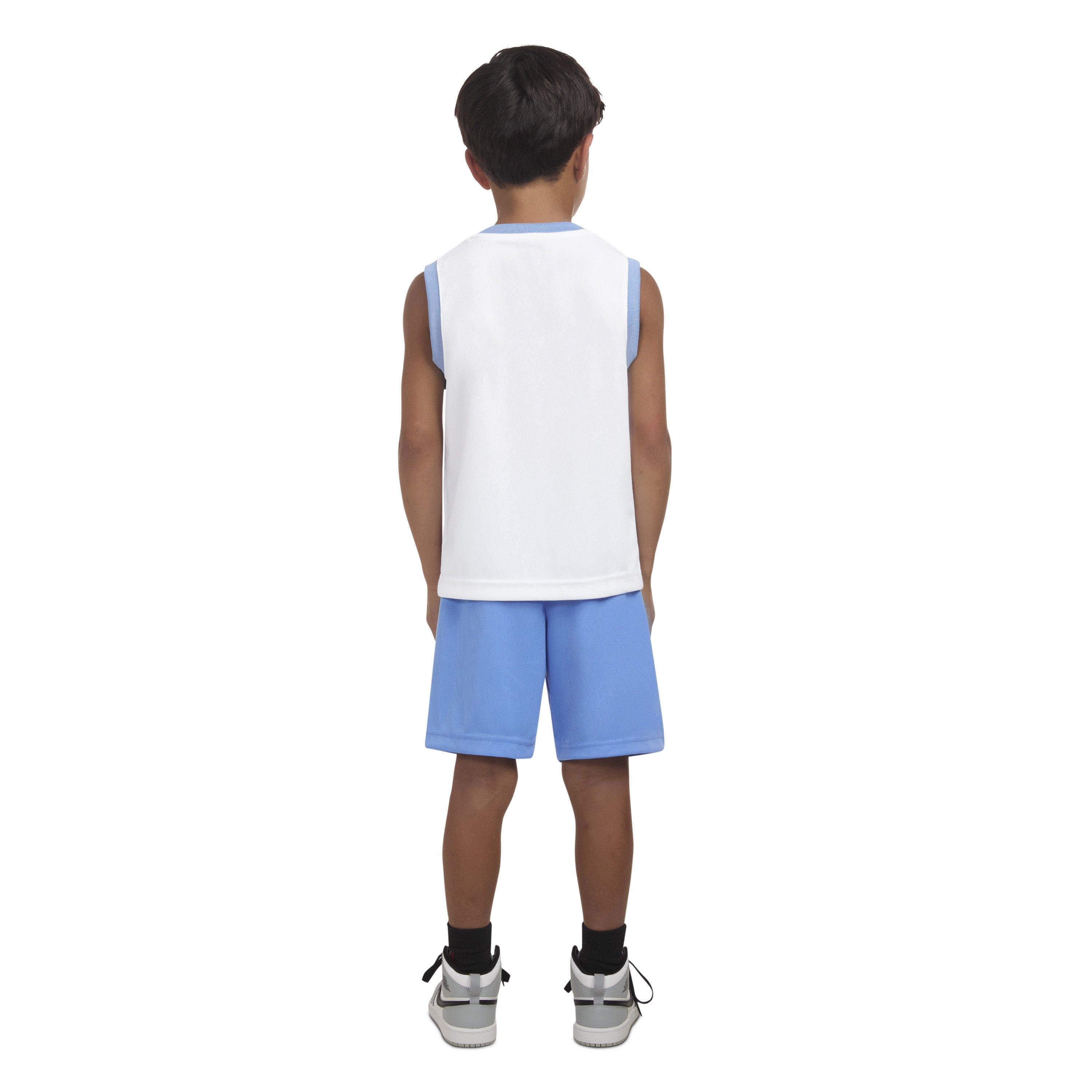 Jordan 23 Jersey Short Toddler Boys' White/Blue Set