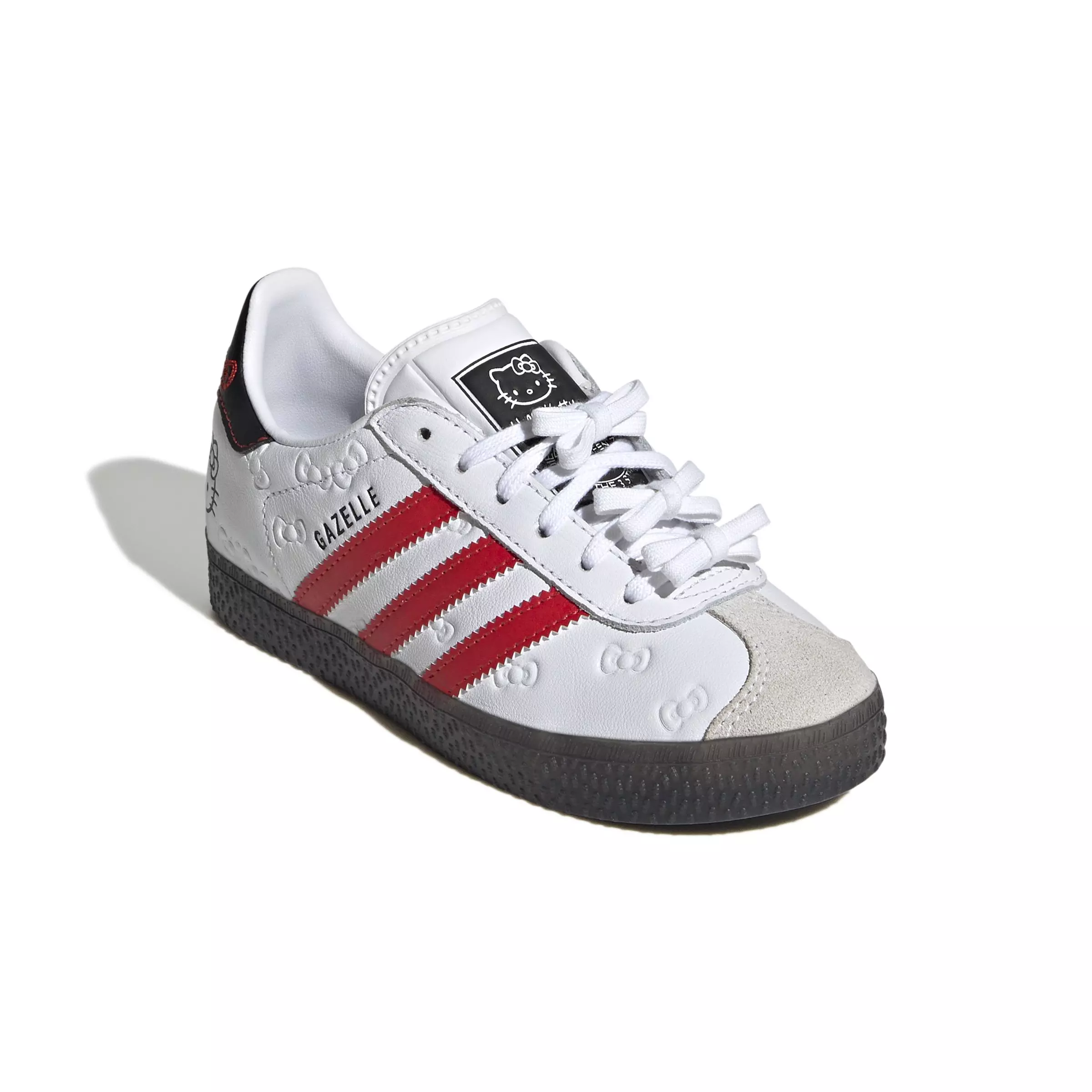 adidas Originals Gazelle "Hello Kitty" Toddler Girls' Shoe - WHITE/BLACK