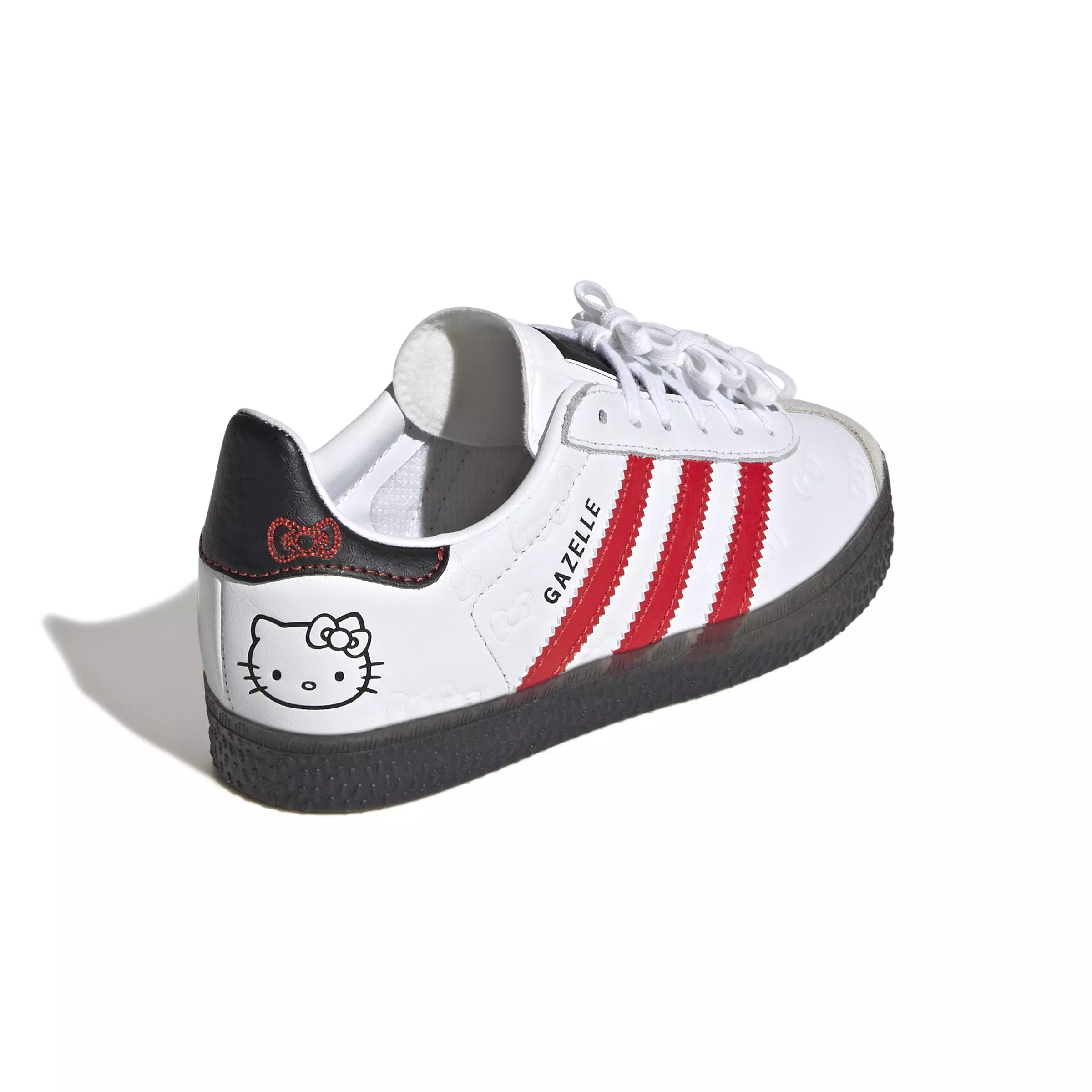adidas Originals Gazelle "Hello Kitty" Toddler Girls' Shoe - WHITE/BLACK