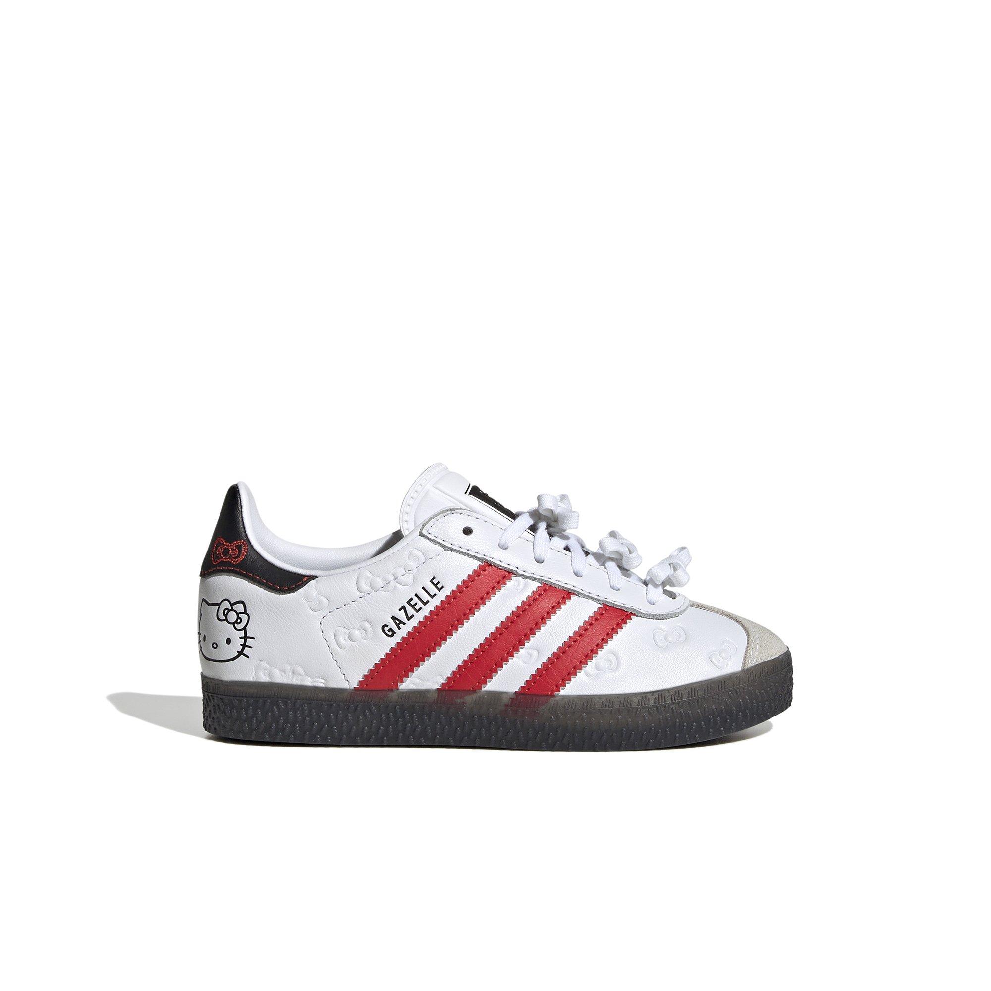 adidas Originals Gazelle "Hello Kitty" Toddler Girls' Shoe - WHITE/BLACK Thumbnail View 1