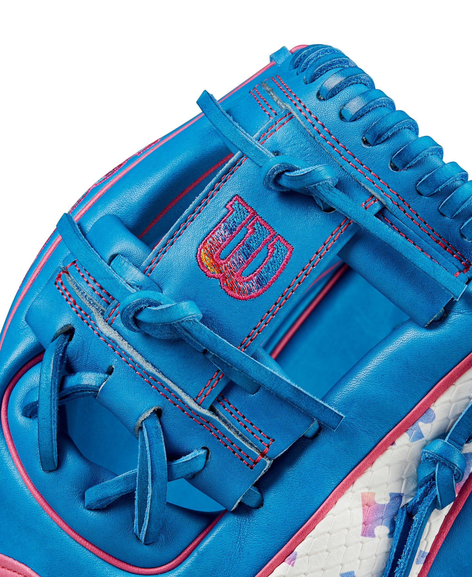 Wilson Autism Speaks A2000 1786 11.5&rdquo; Infield Baseball Glove 2024 - BLUE/WHITE Thumbnail View 5