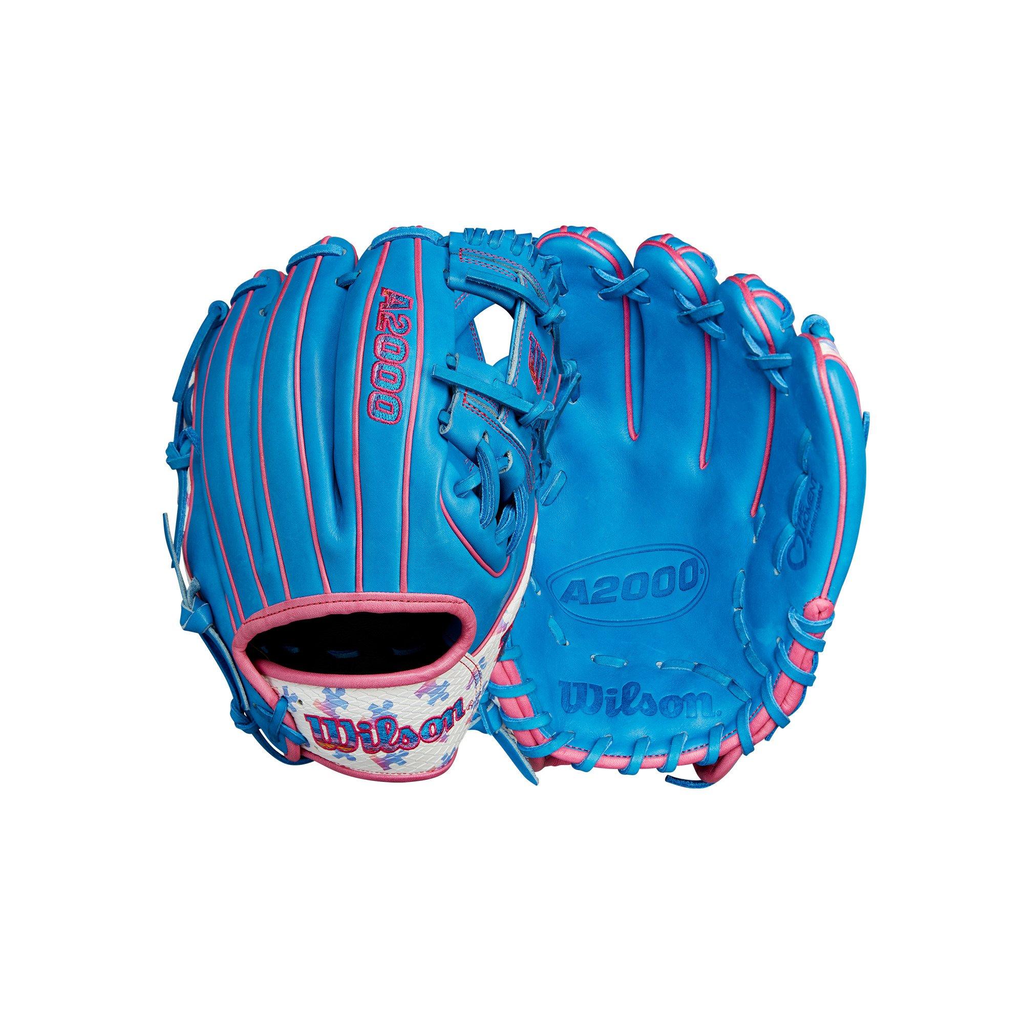 Wilson Autism Speaks A2000 1786 11.5&rdquo; Infield Baseball Glove 2024 - BLUE/WHITE Thumbnail View 9