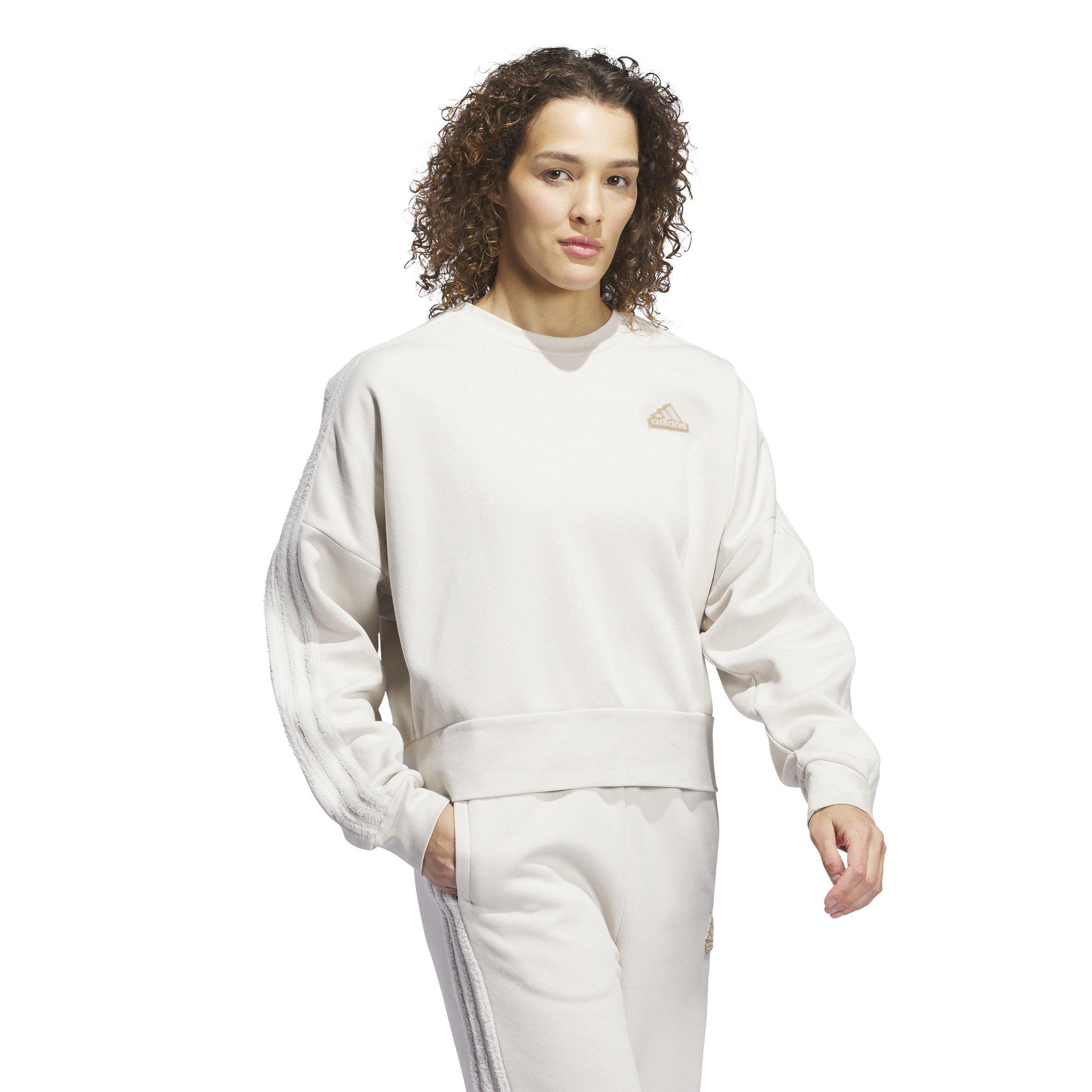 adidas Women's Coze 3s Crew - Alumina - BEIGE Thumbnail View 6