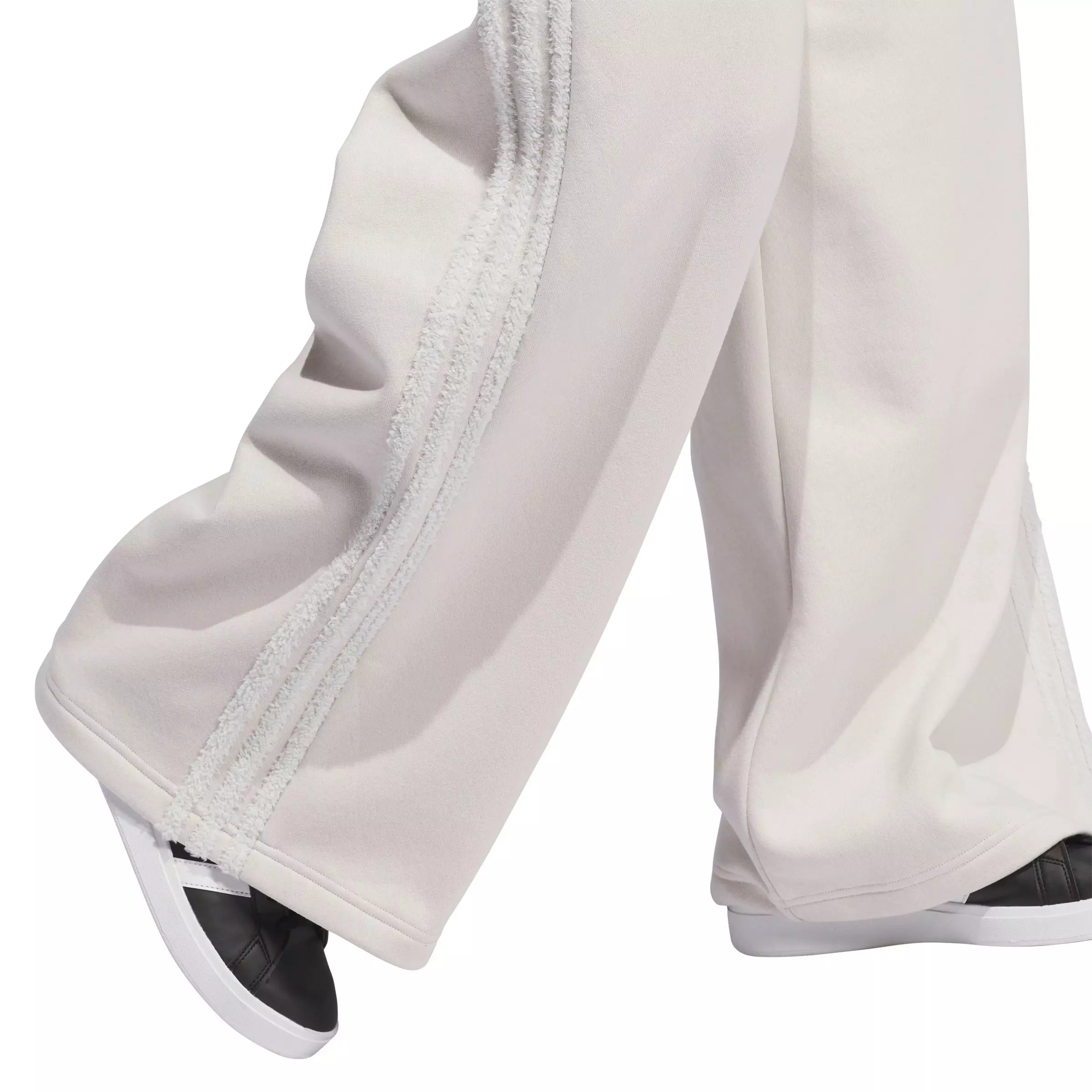 adidas Women's Coze 3s Wide Leg Pants - Alumina - BEIGE