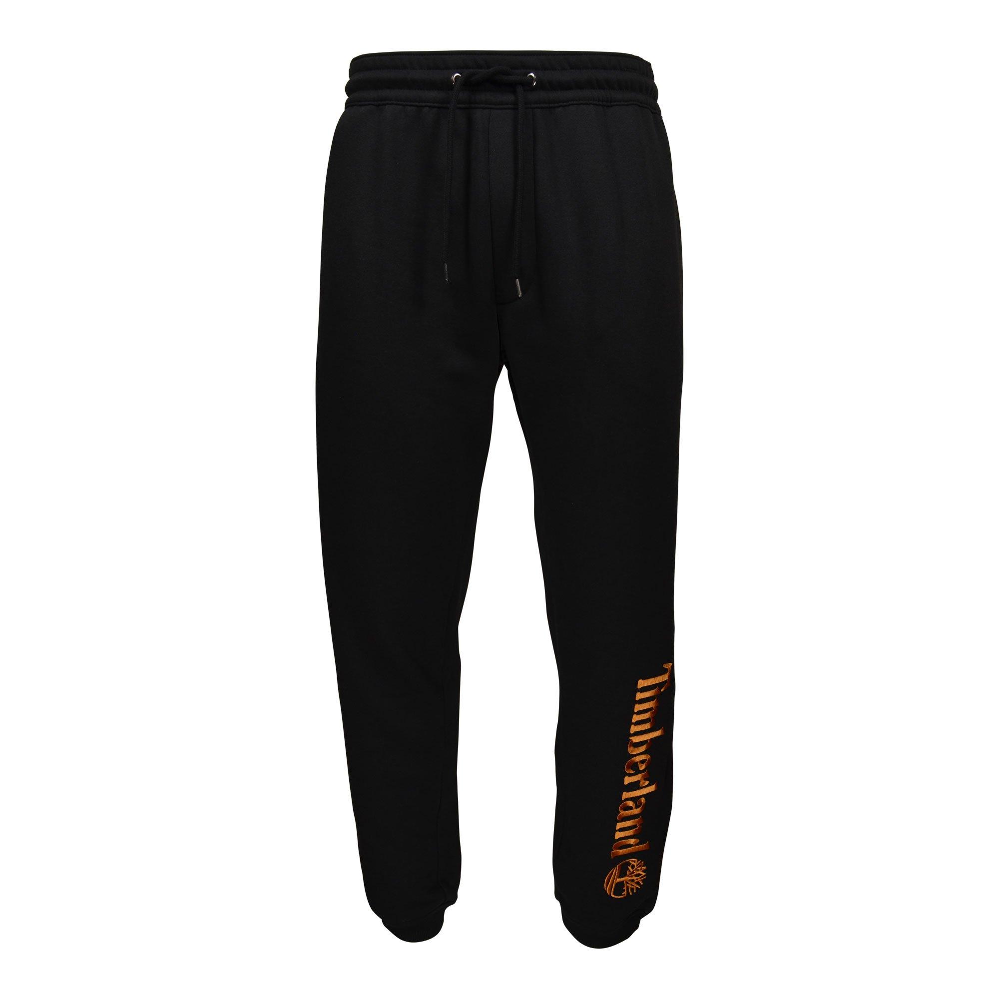 Timberland Men's Embossed Sweatpants - Black - BLACK Thumbnail View 1