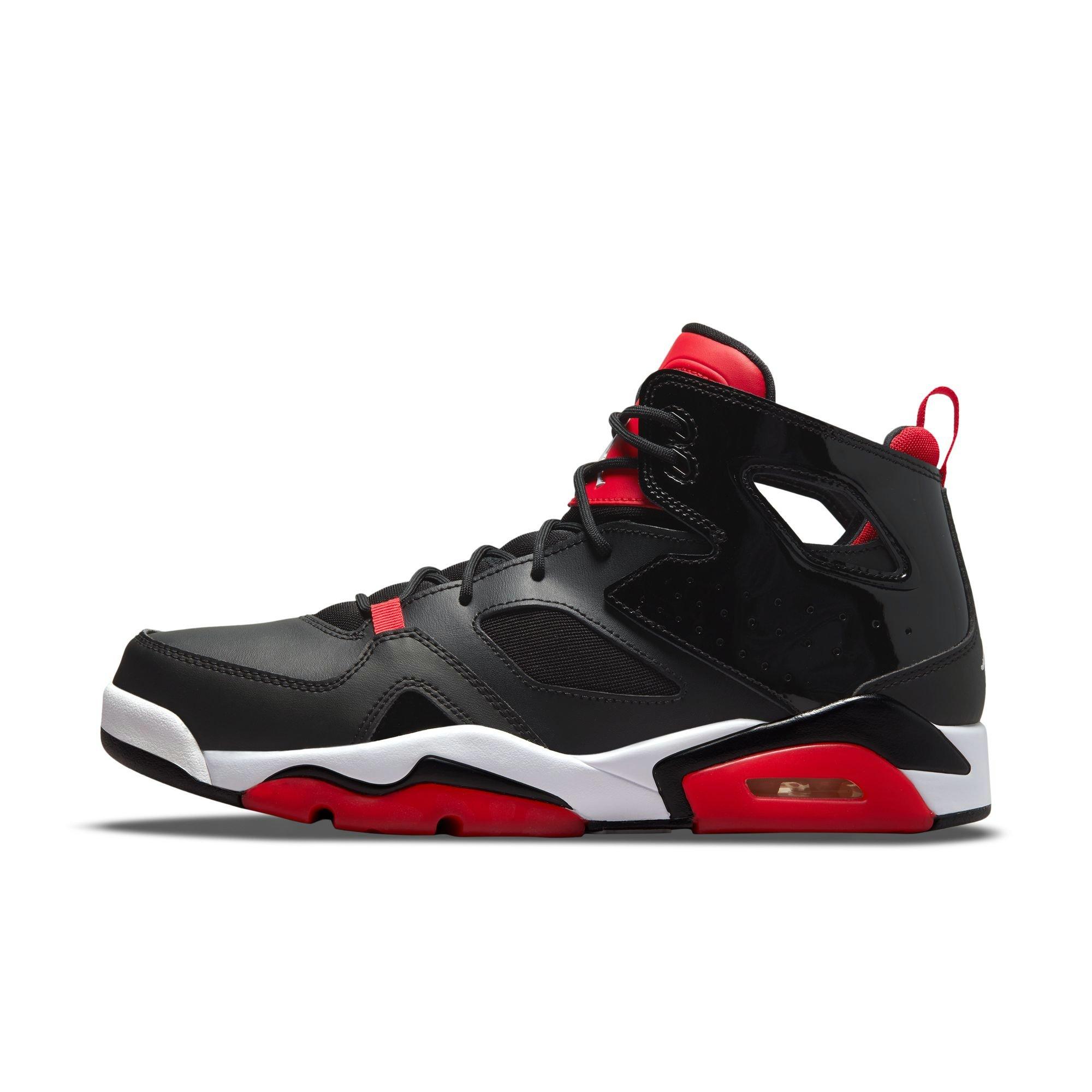 Jordan Flight Club '91 "Black/White/University Red" Men's Shoe - BLACK/RED/WHITE Thumbnail View 3