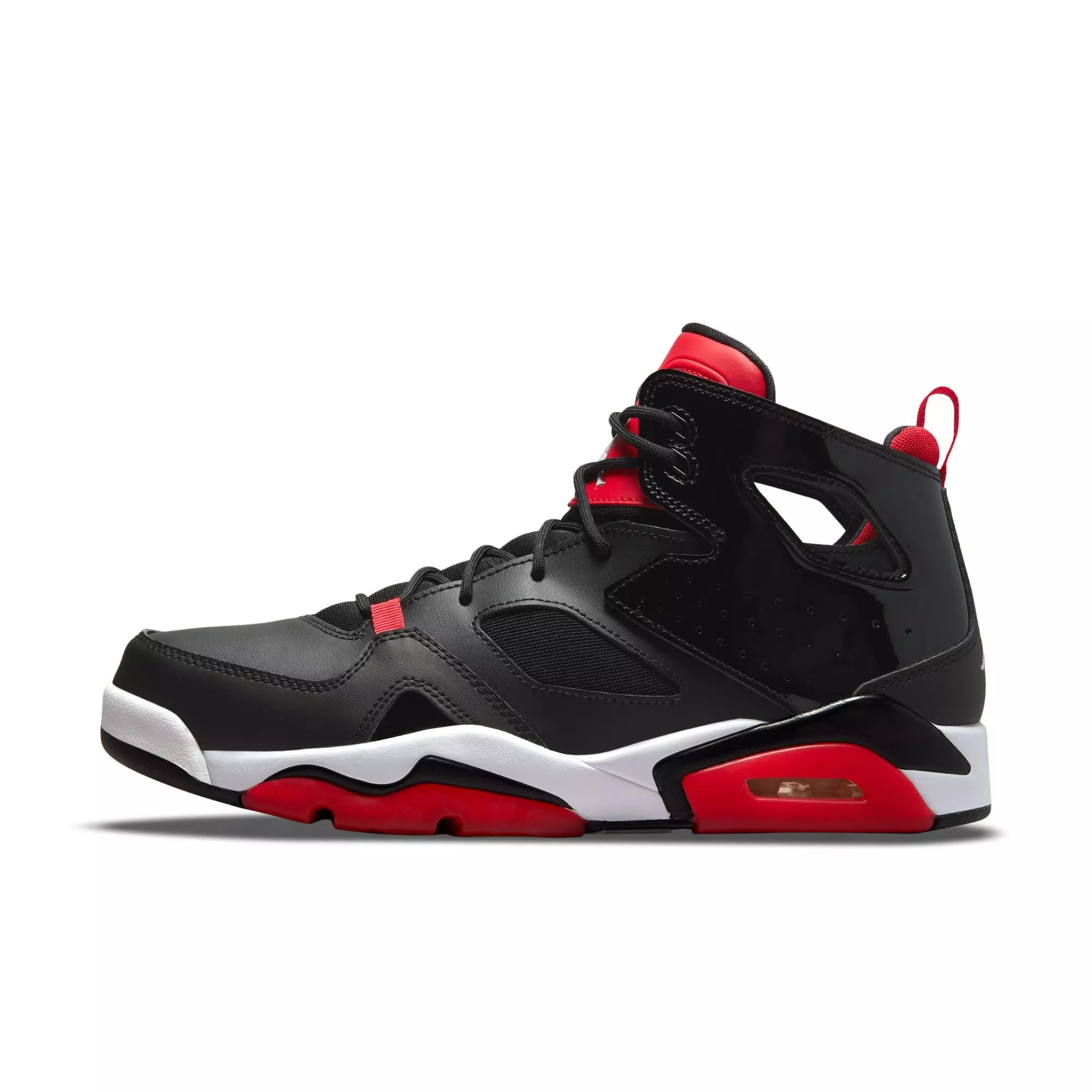 Jordan Flight Club '91 "Black/White/University Red" Men's Shoe - BLACK/RED/WHITE