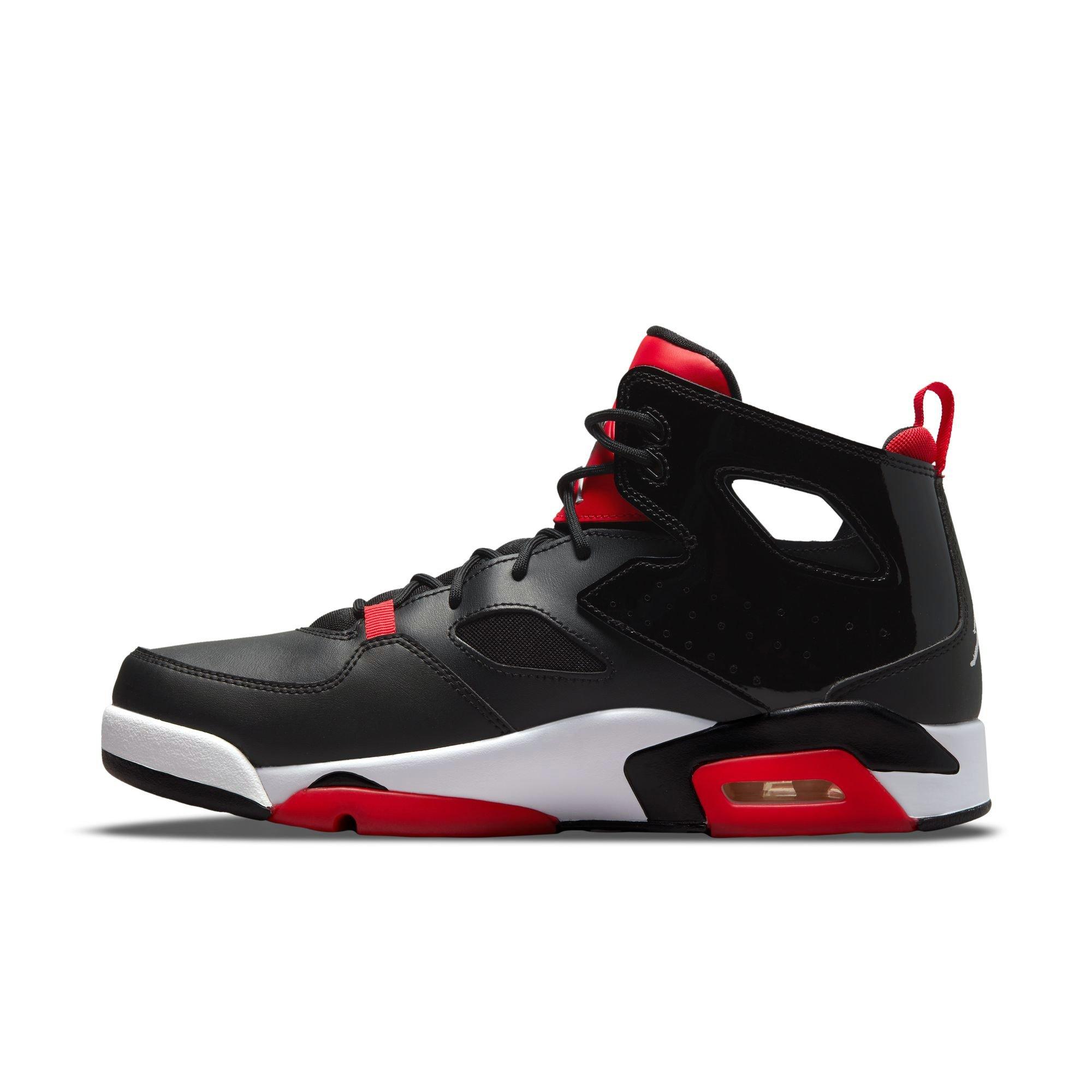 Jordan Flight Club '91 "Black/White/University Red" Men's Shoe - BLACK/RED/WHITE Thumbnail View 4