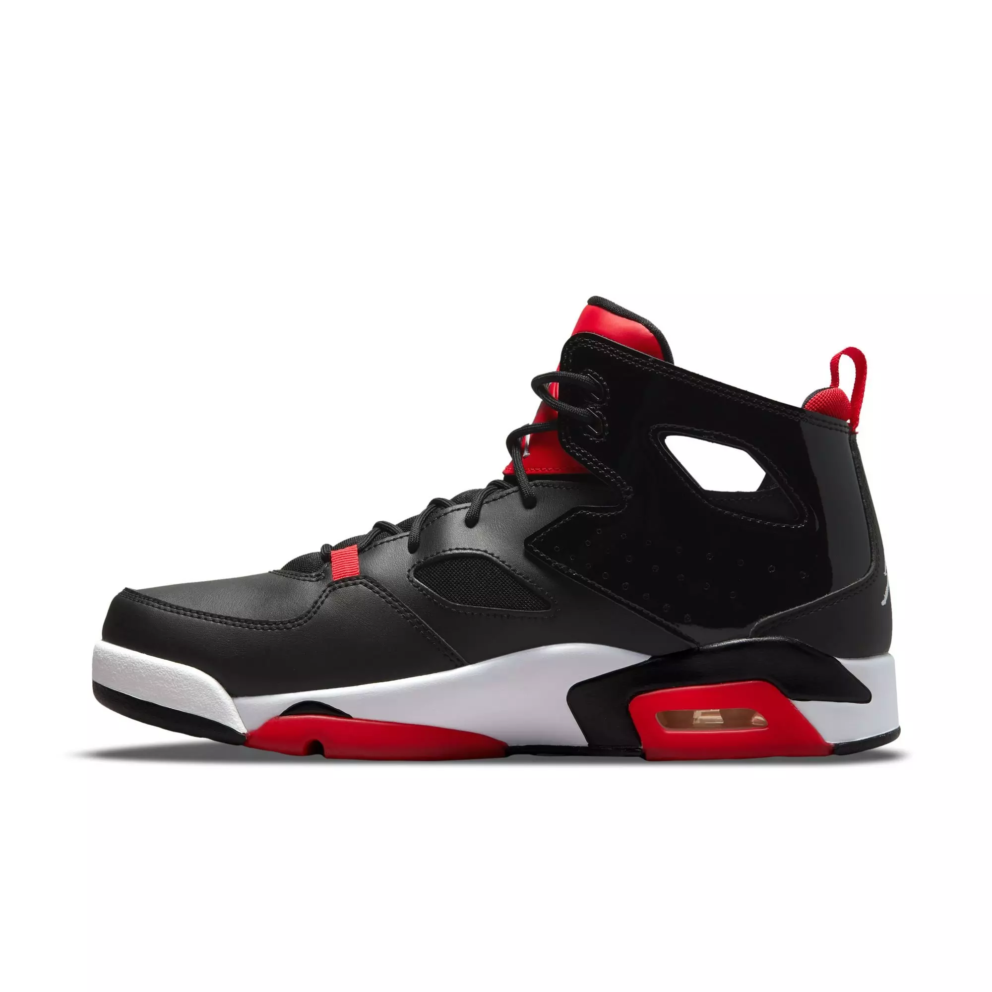 Jordan Flight Club '91 "Black/White/University Red" Men's Shoe - BLACK/RED/WHITE