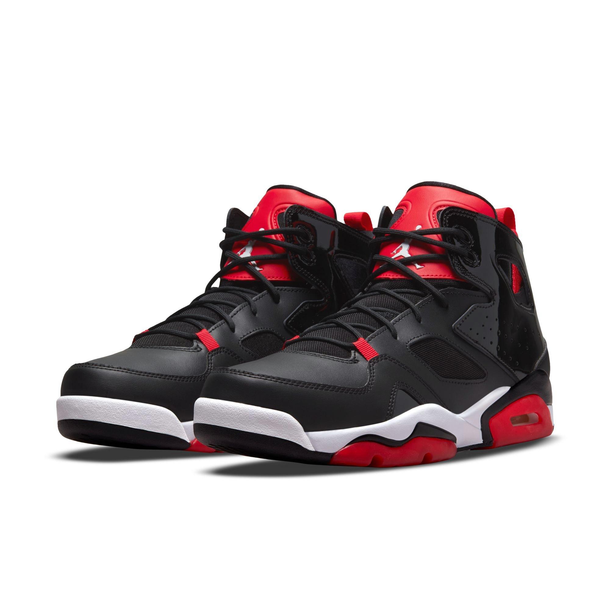 Jordan Flight Club '91 "Black/White/University Red" Men's Shoe - BLACK/RED/WHITE Thumbnail View 5