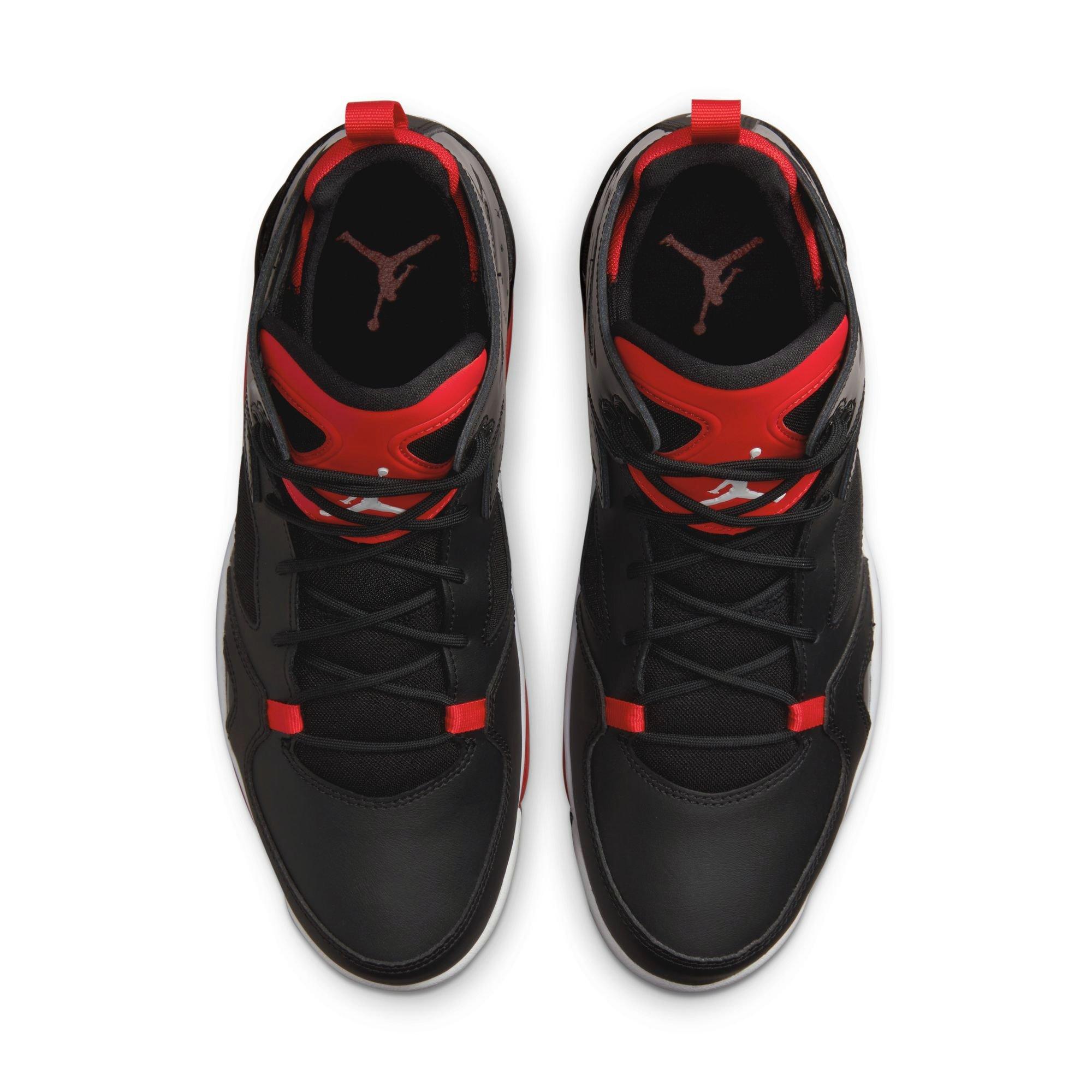 NWOT JORDAN FLIGHT CLUB 91 SIZE 11 BLACK, WHITE & UNIVERSITY RED LEATHER? Jordan Flight Club  main image 3