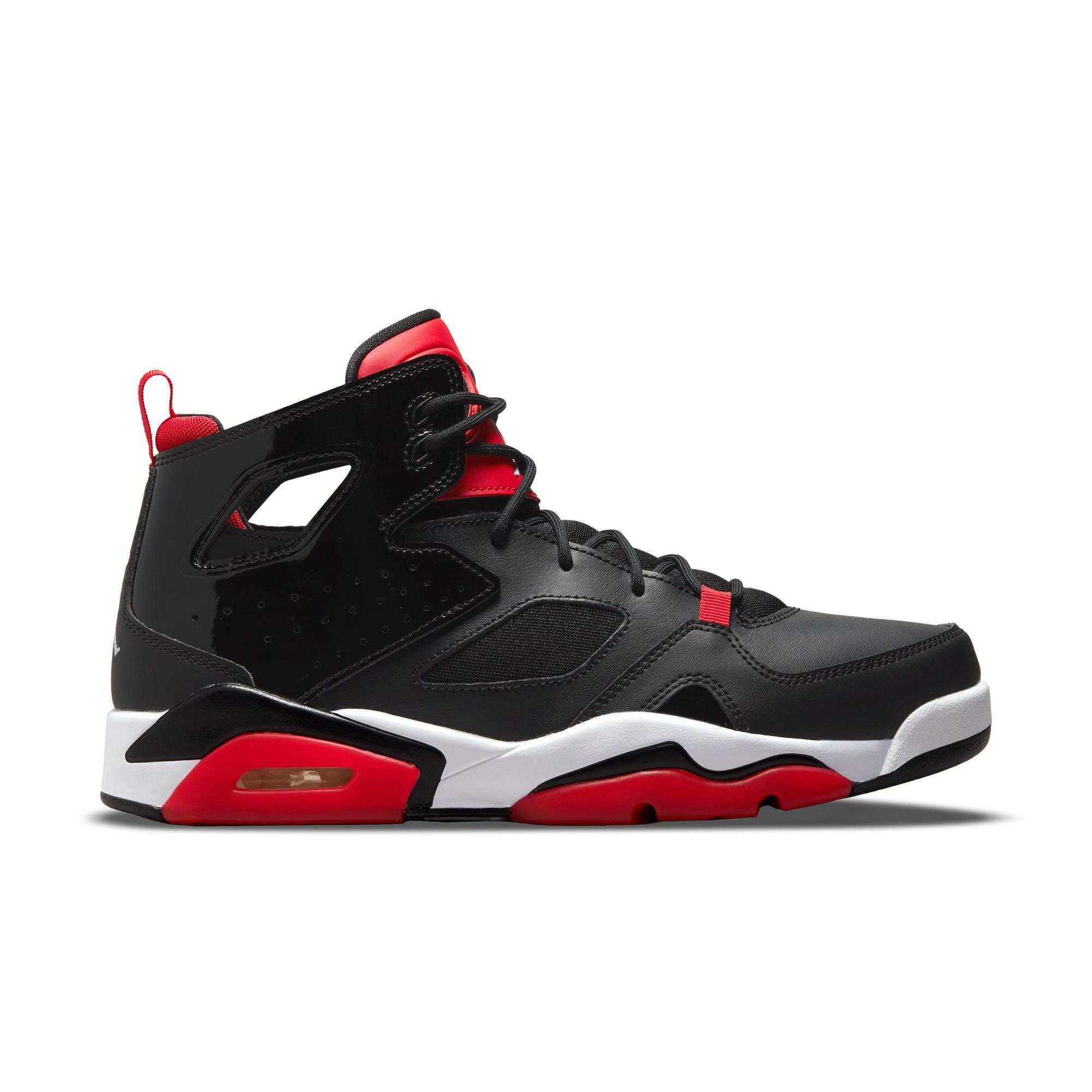 Jordan Flight Club '91 "Black/White/University Red" Men's Shoe - BLACK/RED/WHITE Thumbnail View 1