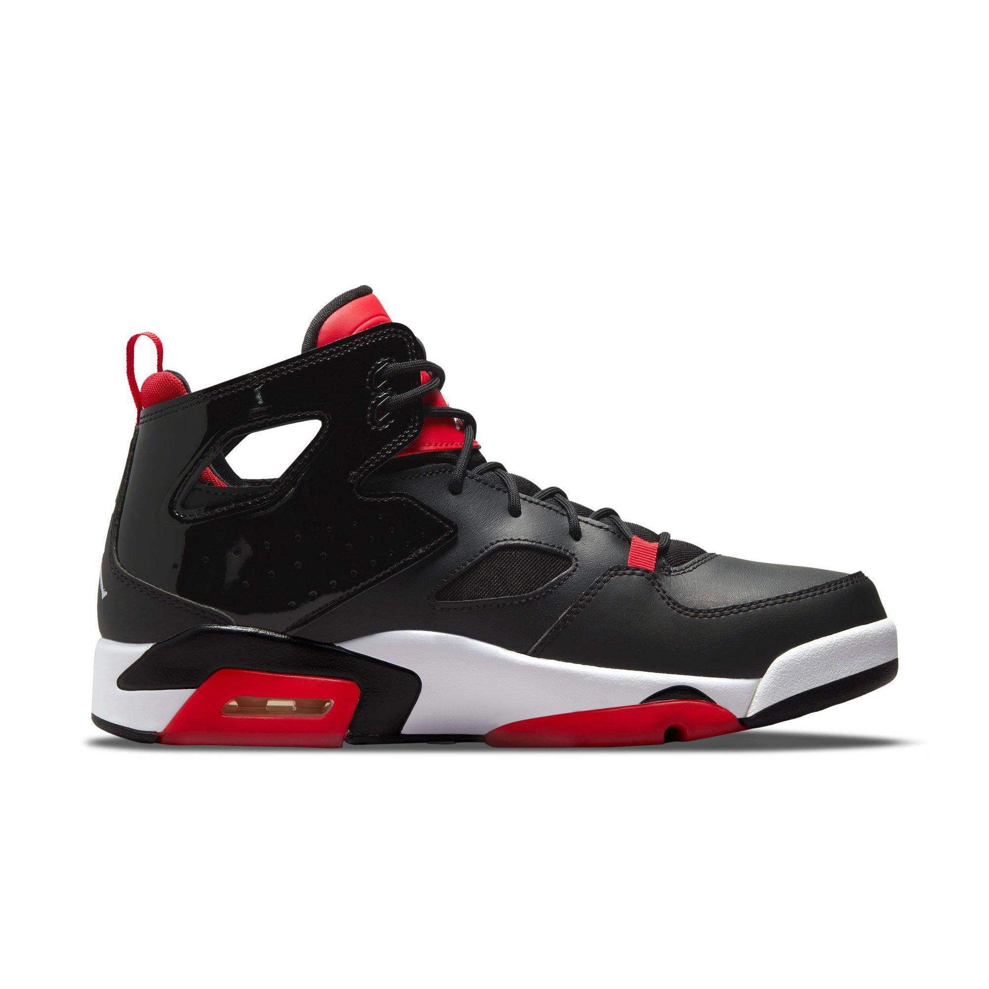 Jordan Flight Club '91 "Black/White/University Red" Men's Shoe - BLACK/RED/WHITE Thumbnail View 2