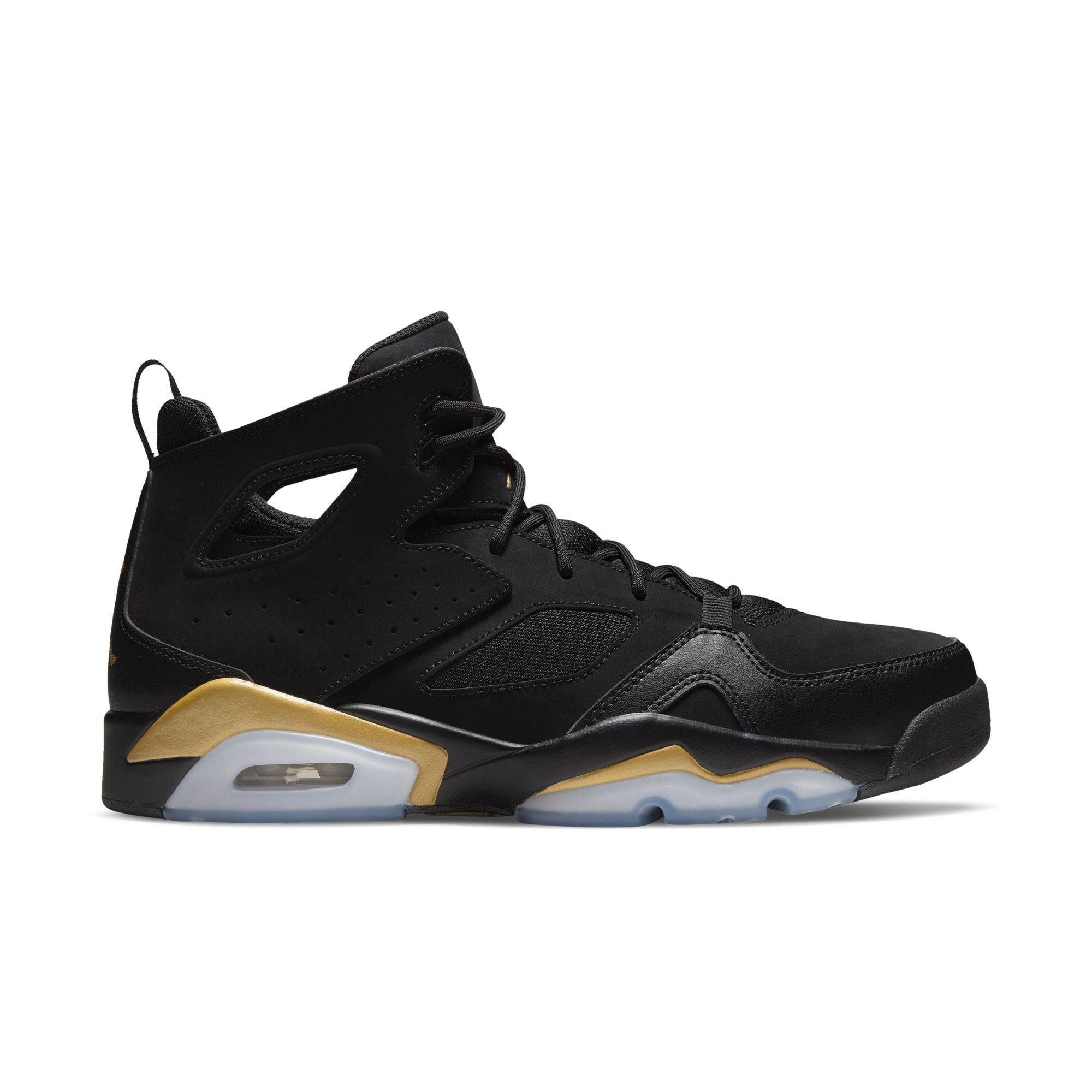Jordan Flight Club '91 "Black/Metallic Gold" Men's Shoe - BLACK/GOLD Thumbnail View 1