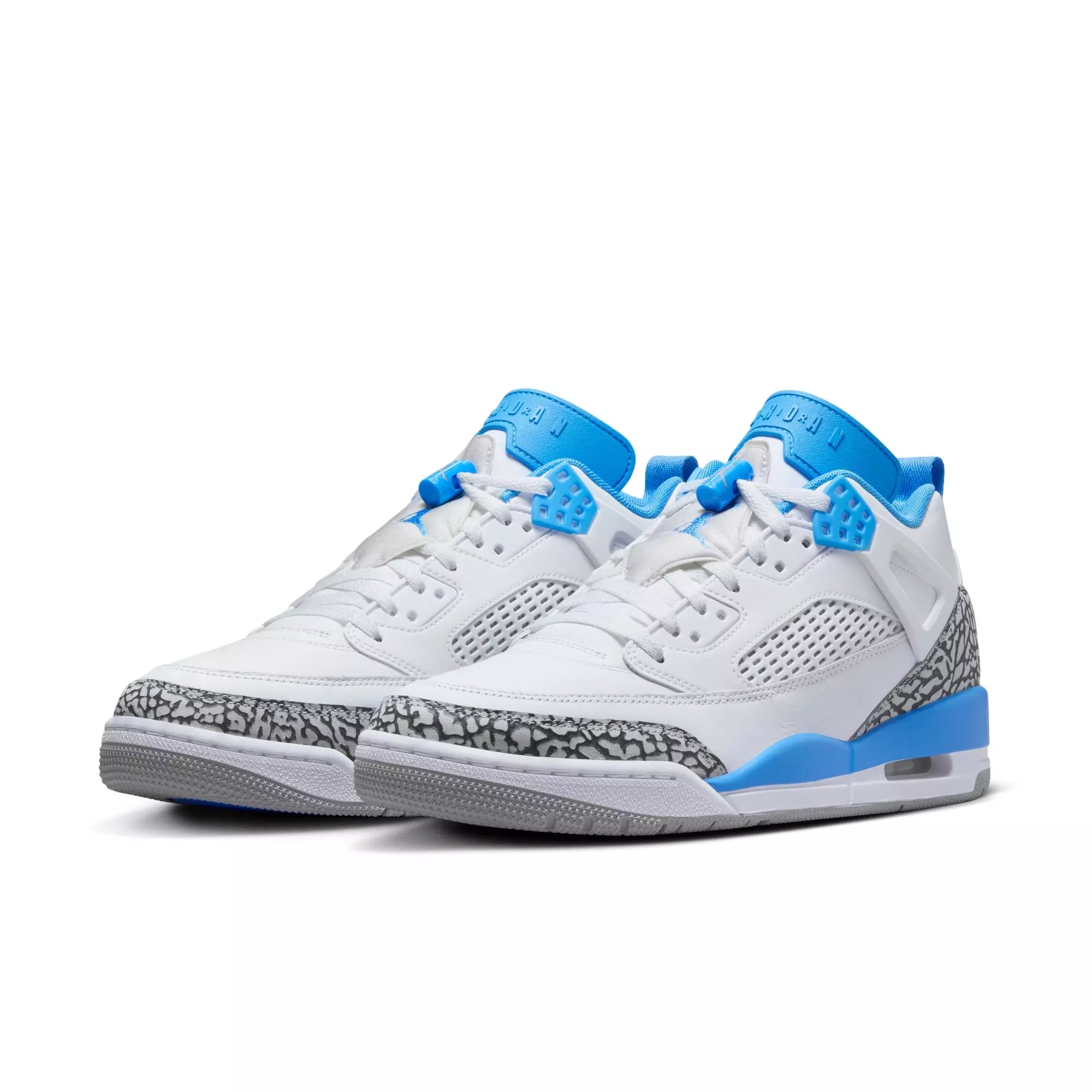 Jordan Spizike Low "White/University Blue/Wolf Grey" Men's Shoe