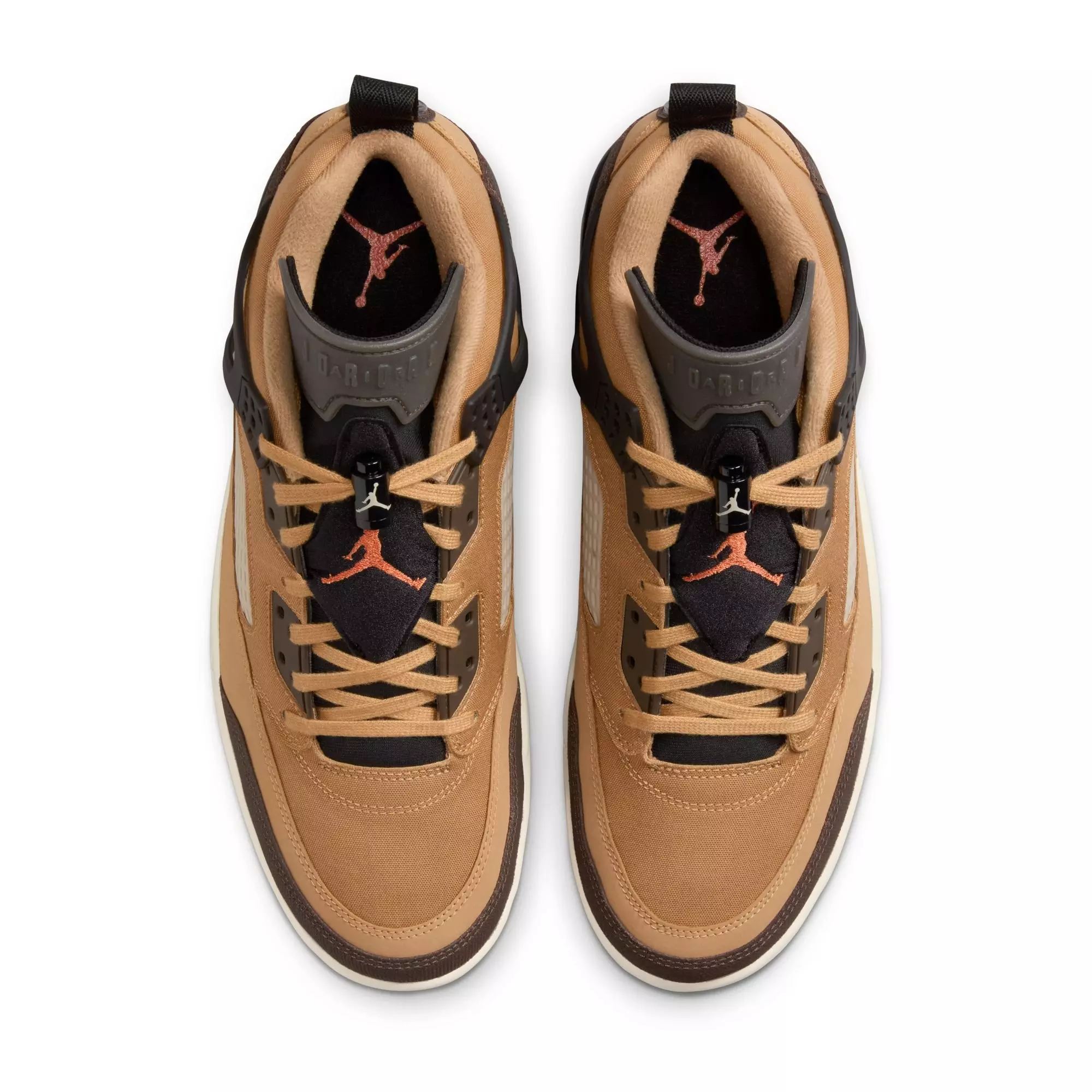 Jordan Spizike Low "Flax/Baroque Brown/Black/Sanddrift" Men's Shoe - BROWN/BLACK