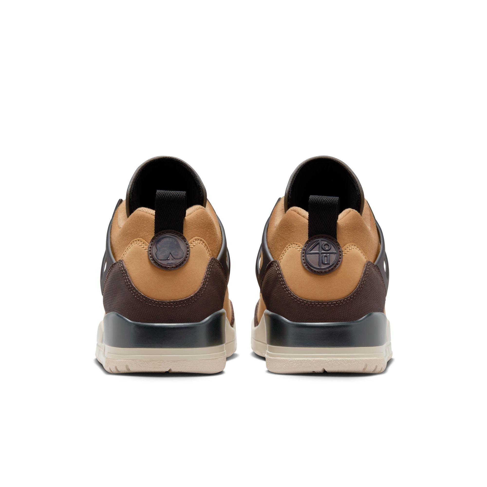 Jordan Spizike Low "Flax/Baroque Brown/Black/Sanddrift" Men's Shoe - BROWN/BLACK Thumbnail View 8