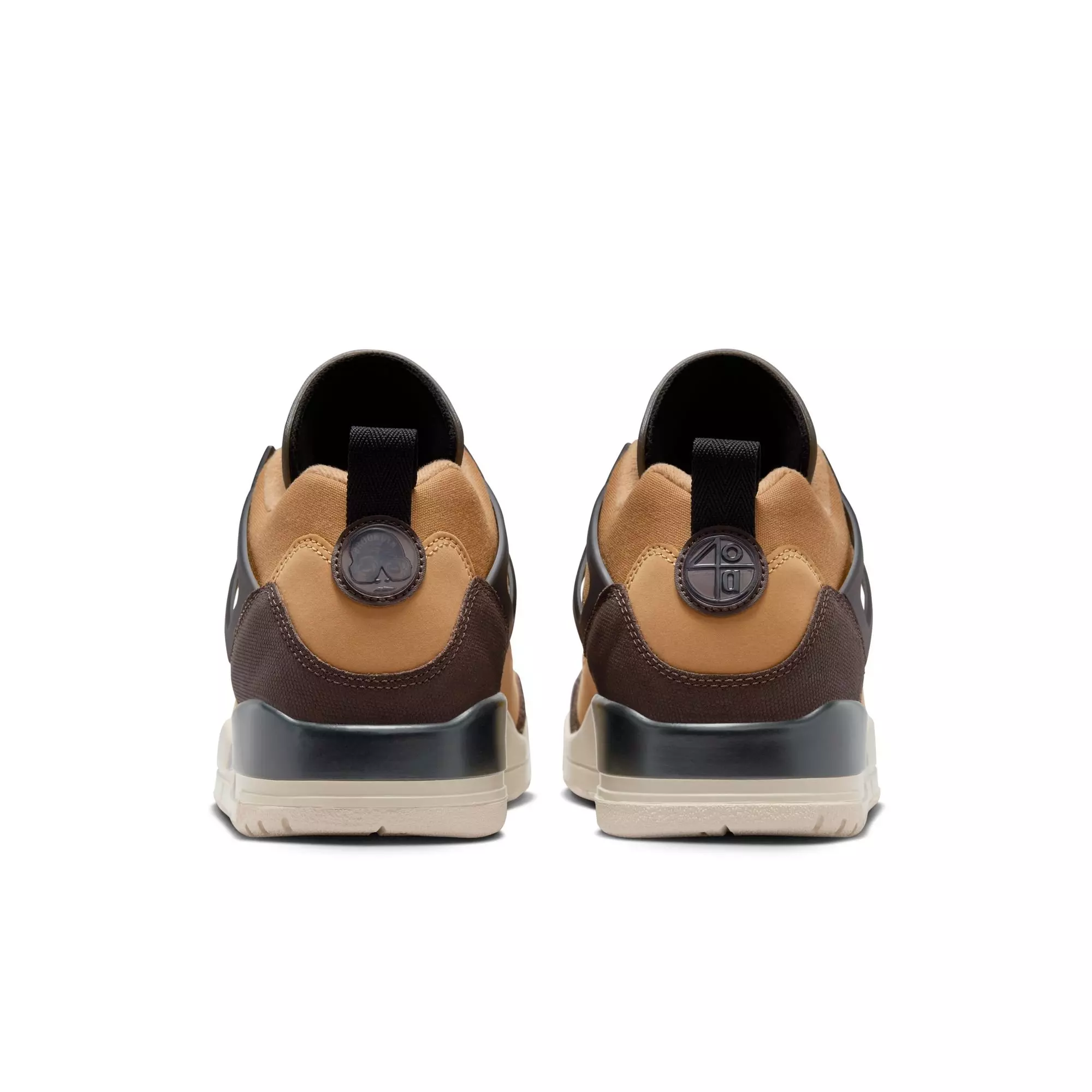 Jordan Spizike Low "Flax/Baroque Brown/Black/Sanddrift" Men's Shoe - BROWN/BLACK