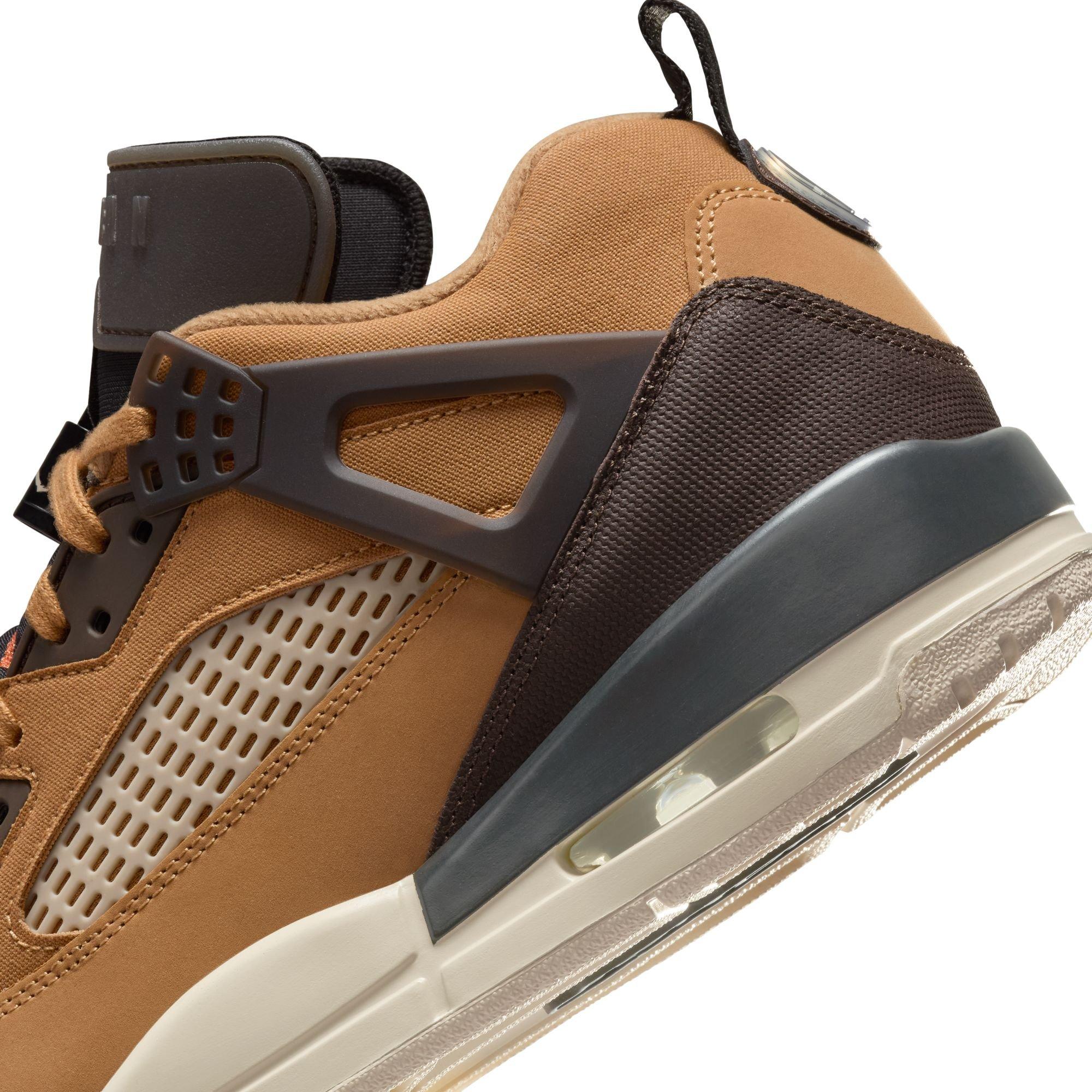 Jordan Spizike Low "Flax/Baroque Brown/Black/Sanddrift" Men's Shoe - BROWN/BLACK Thumbnail View 11