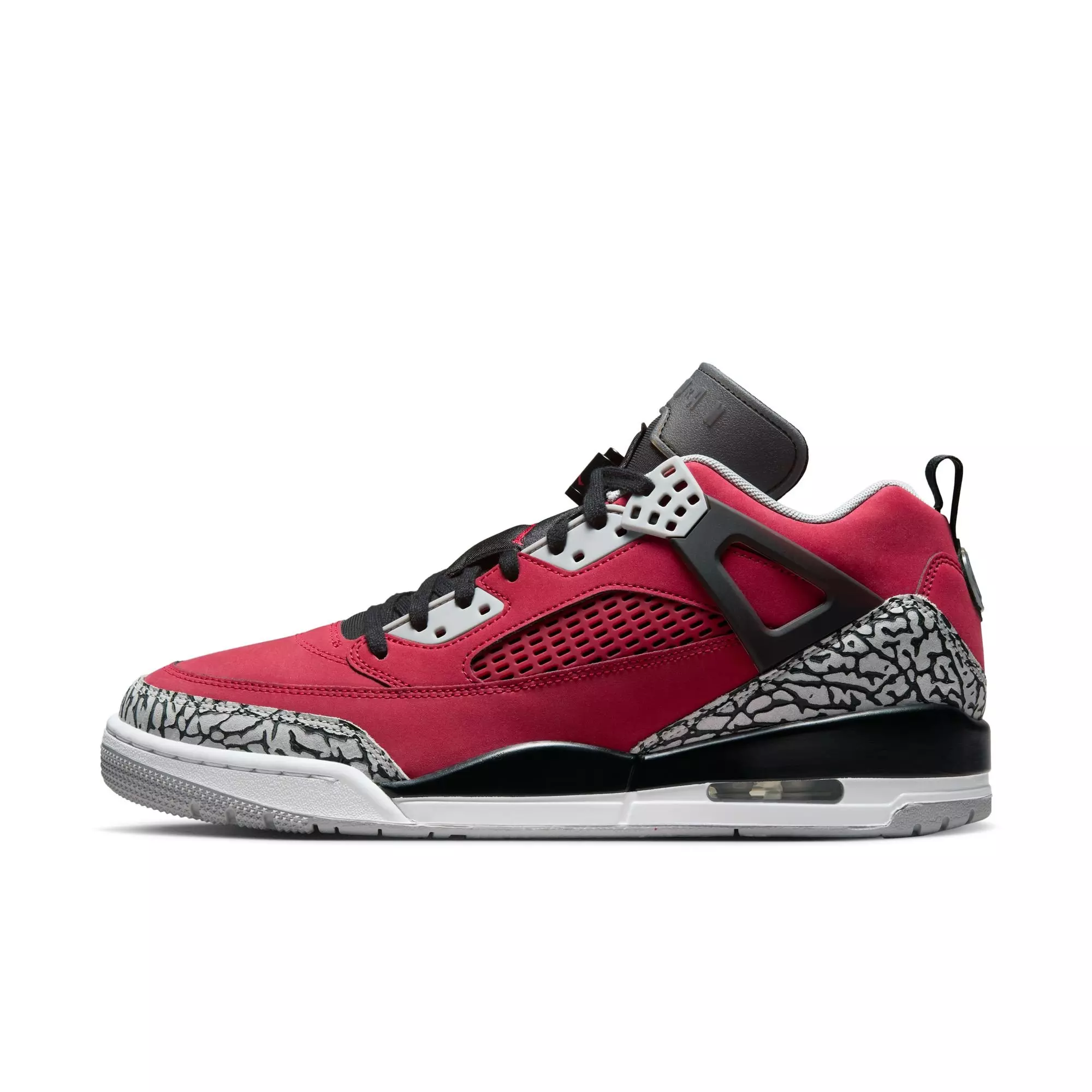 Jordan Spizike Low "Gym Red/Black/Wolf Grey/Cool Grey" Men's Shoe - RED/BLACK/GREY