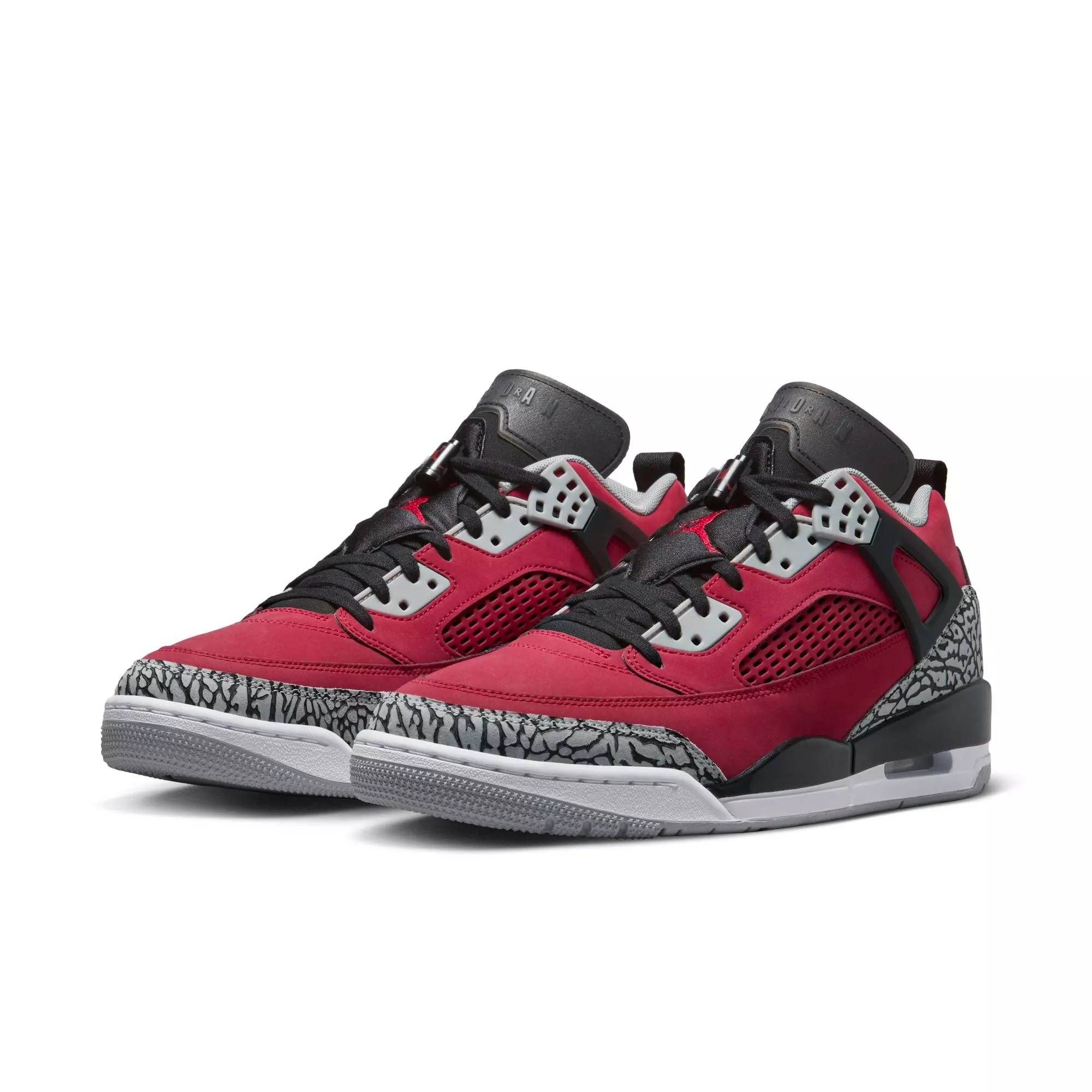Jordan Spizike Low "Gym Red/Black/Wolf Grey/Cool Grey" Men's Shoe - RED/BLACK/GREY