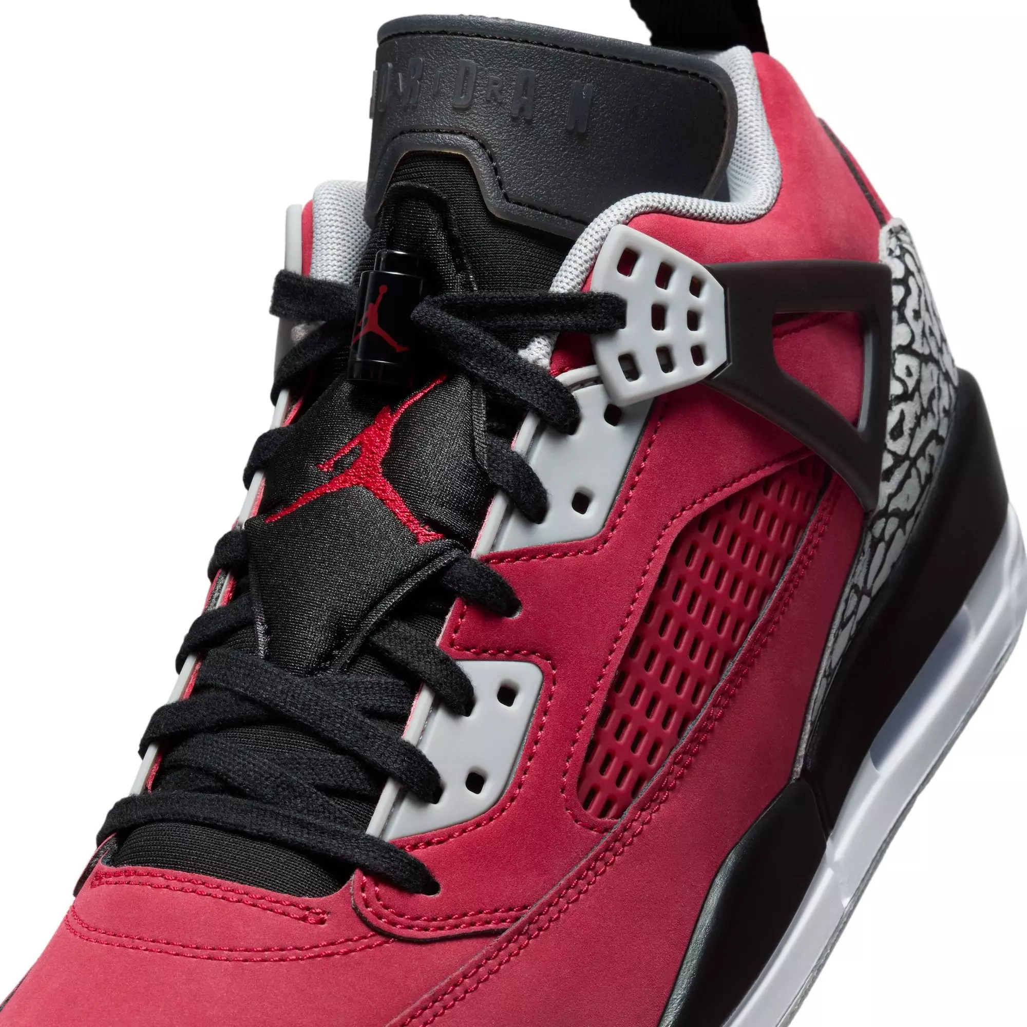 Jordan Spizike Low "Gym Red/Black/Wolf Grey/Cool Grey" Men's Shoe - RED/BLACK/GREY
